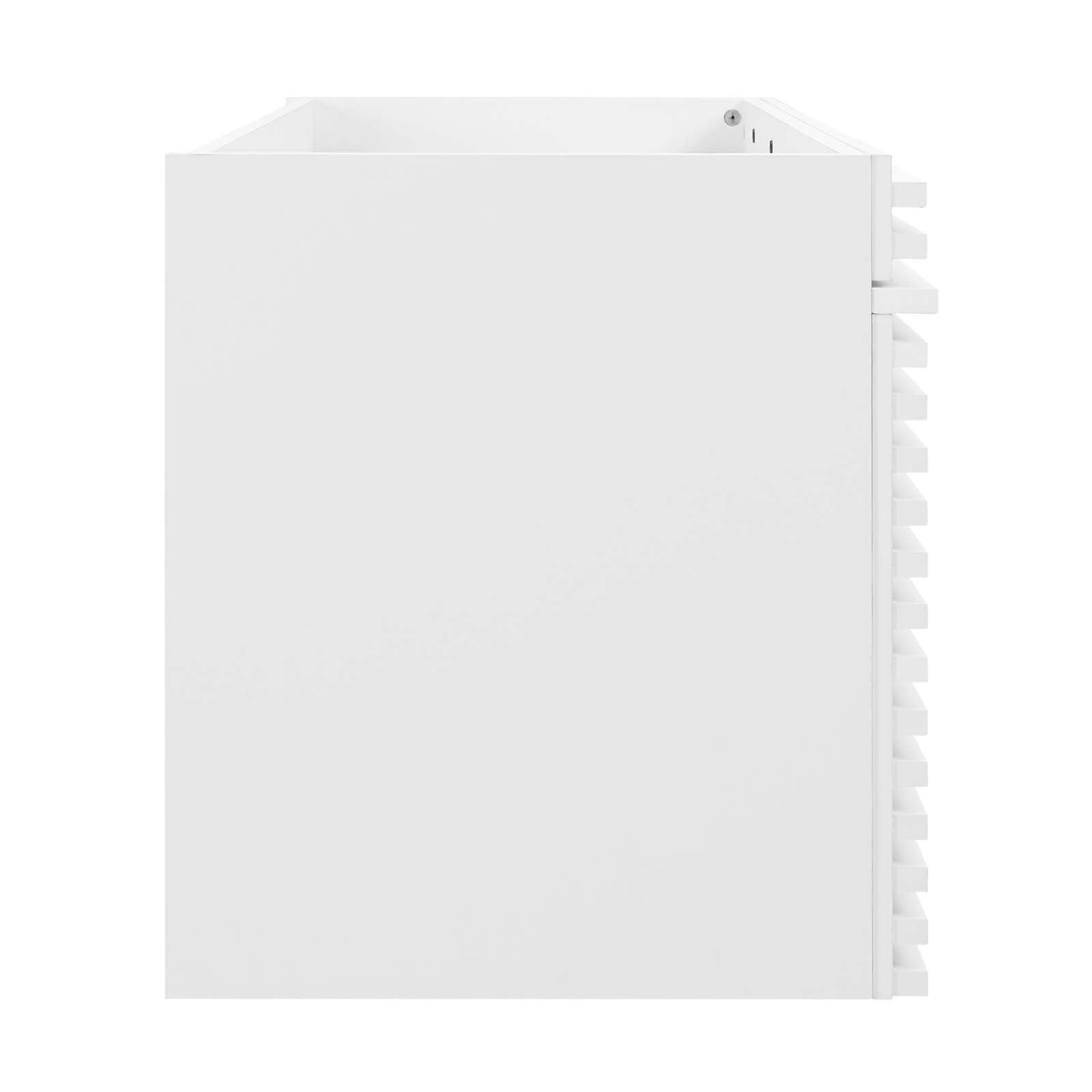 Modway Bathroom Vanity - Render 48" Wall-Mount Bathroom Vanity Cabinet White EEI-5867-WHI
