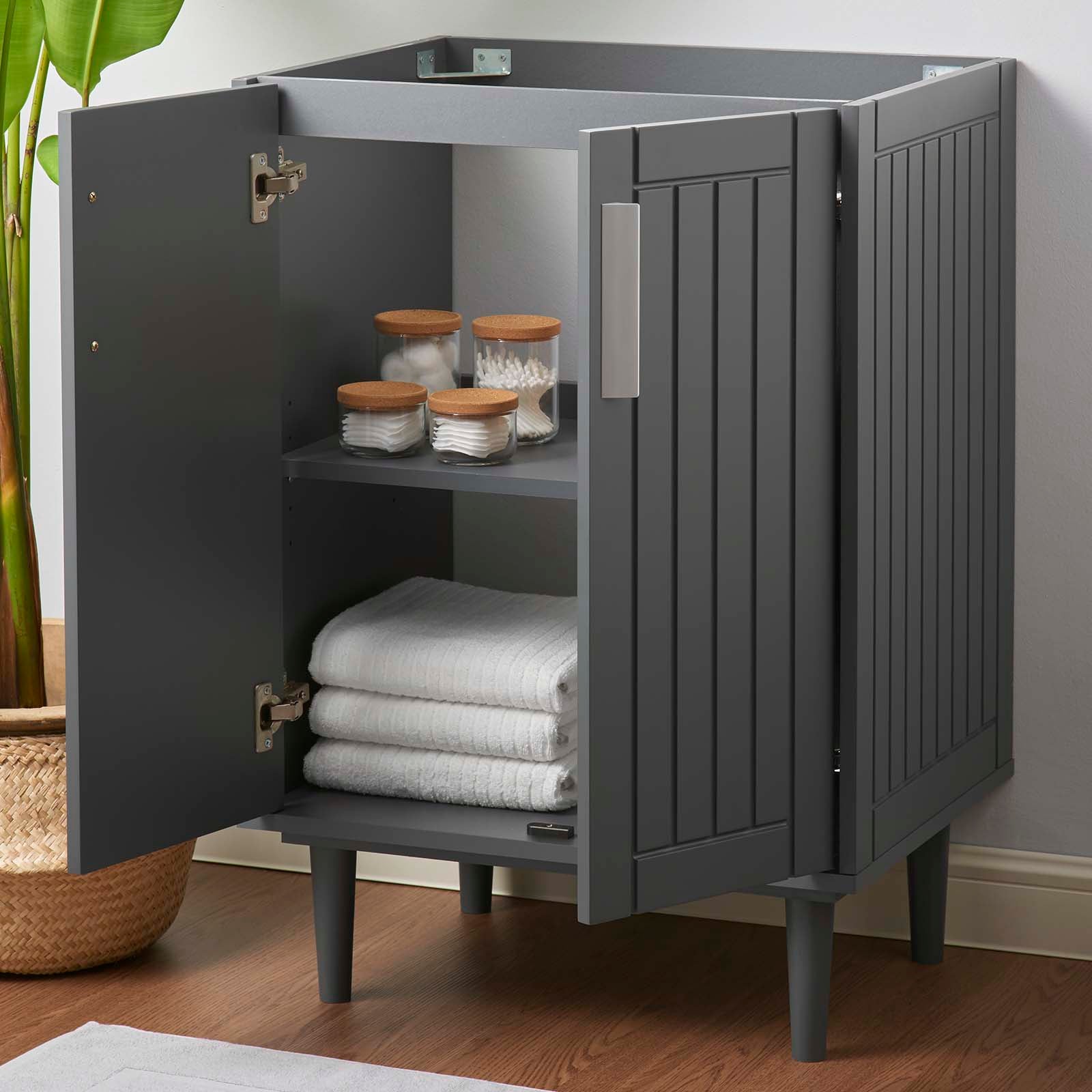 Modway Bathroom Vanity - Augusta 24" Bathroom Vanity Cabinet Gray