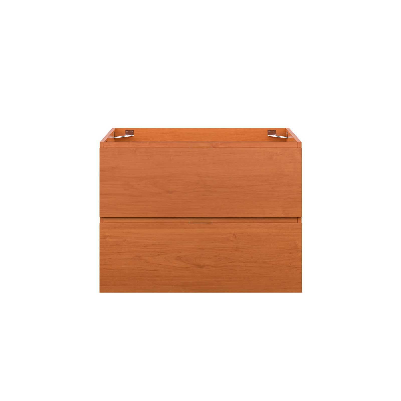 Modway Bathroom Vanity - Scenic 30" Wall-Mount Bathroom Vanity Cabinet Cherry Walnut