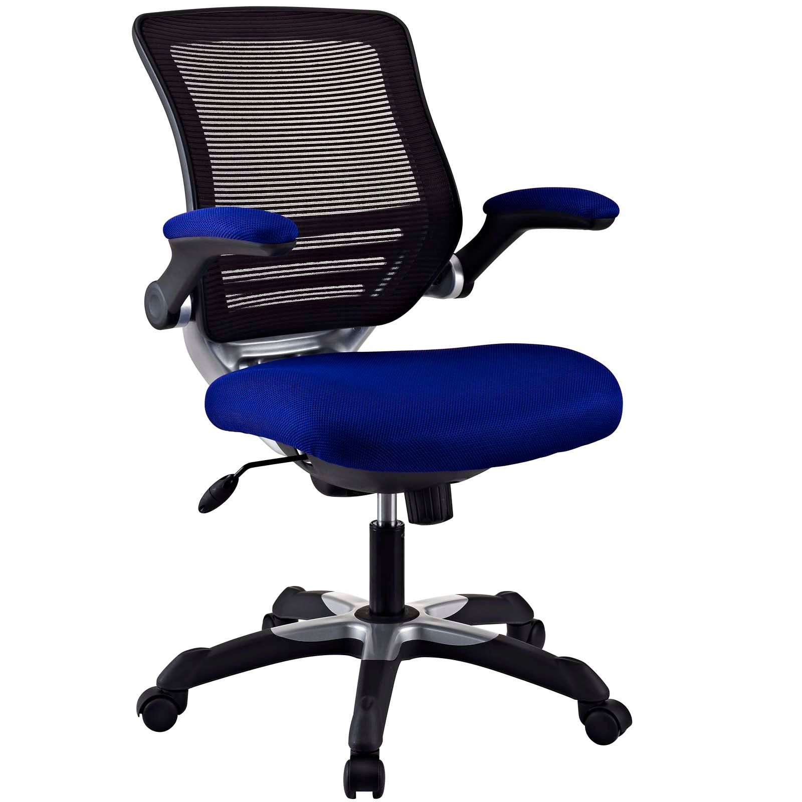 Modway Task Chairs - Edge Mesh Office Chair Blue