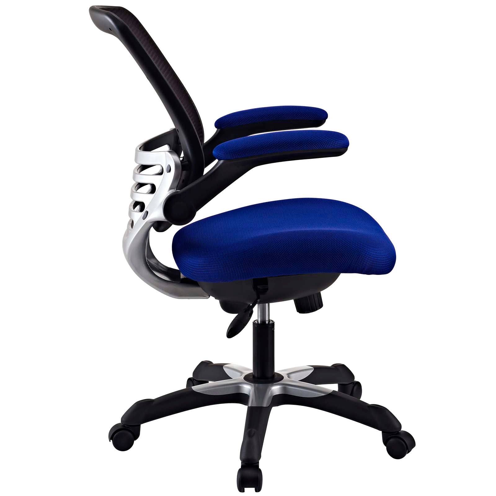 Modway Task Chairs - Edge Mesh Office Chair Blue