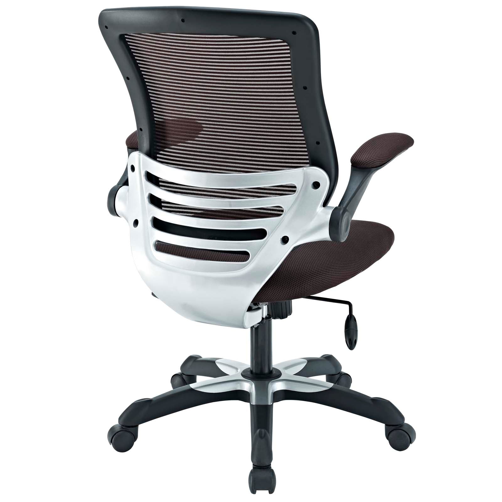 Modway Task Chairs - Edge Mesh Office Chair Brown