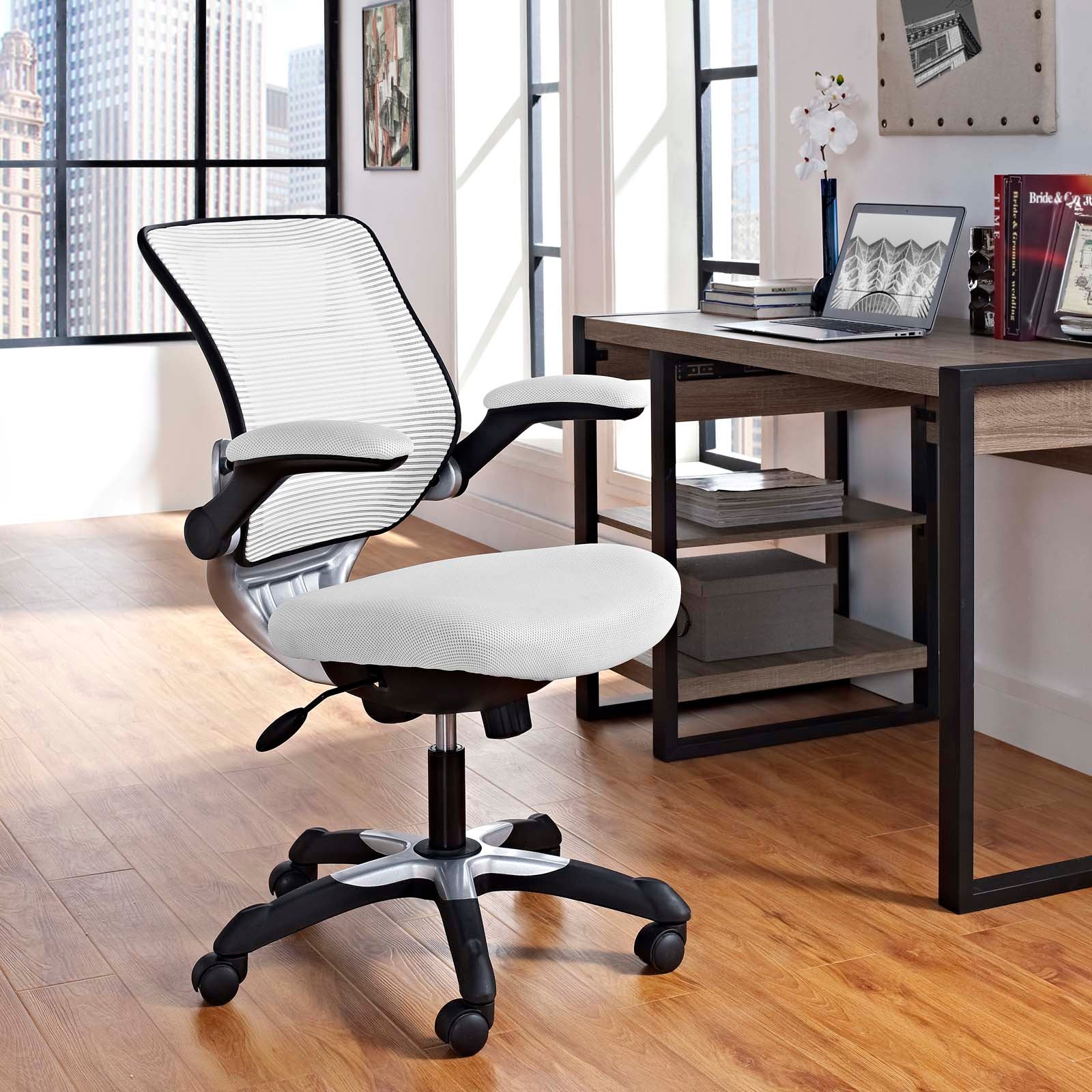 Modway Task Chairs - Edge Office Chair White