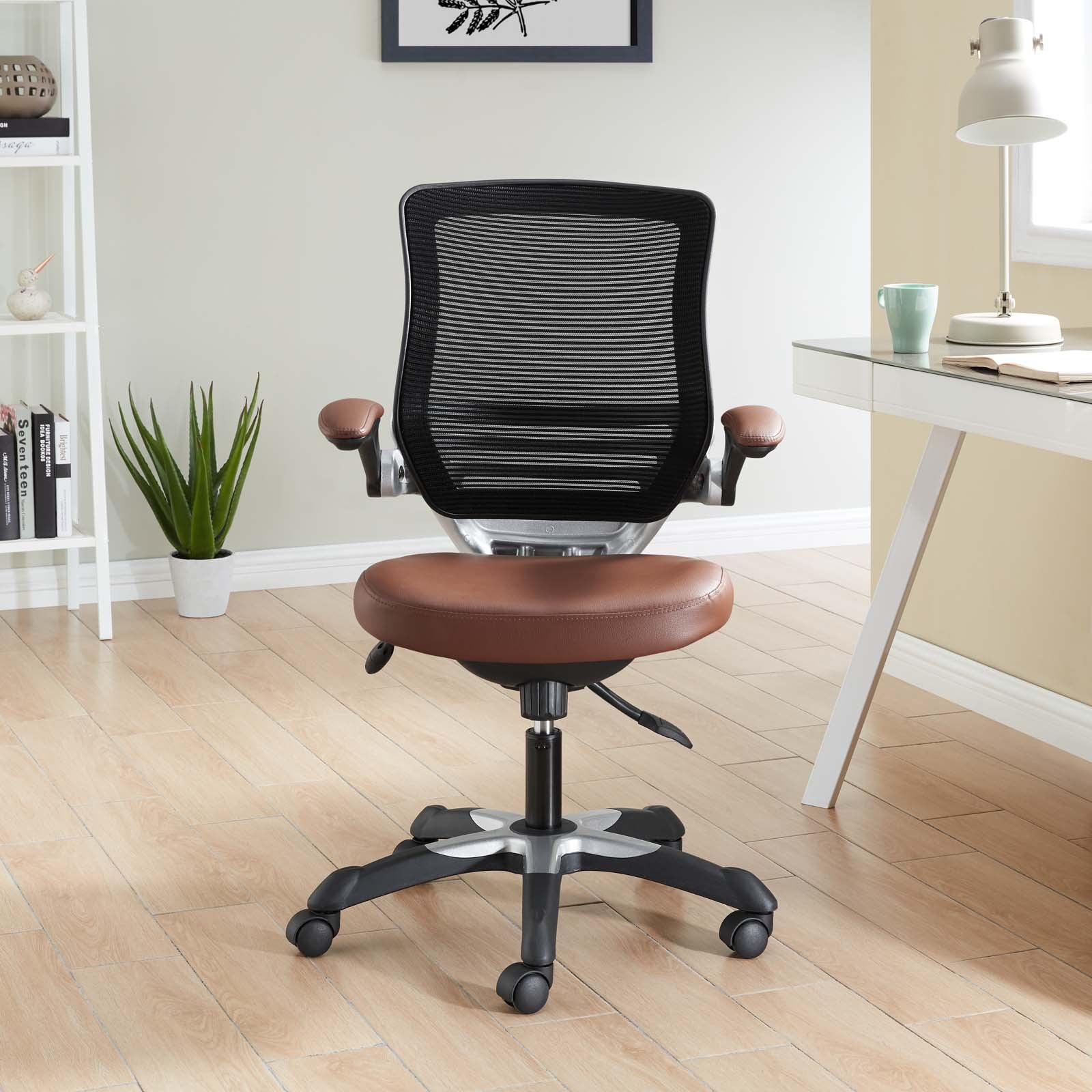 Modway Task Chairs - Edge Office Chair Tan