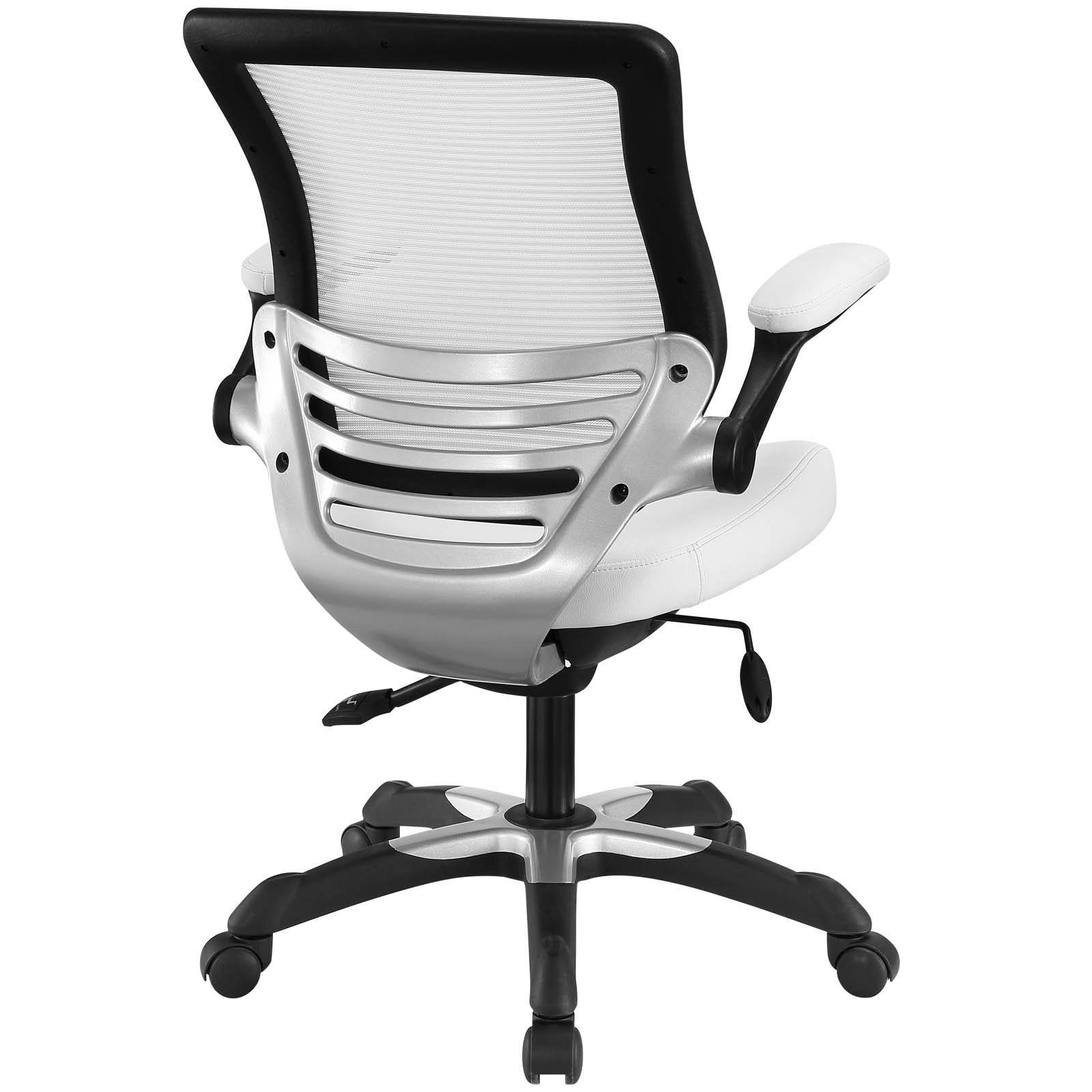 Modway Task Chairs - Edge Vinyl Office Chair White