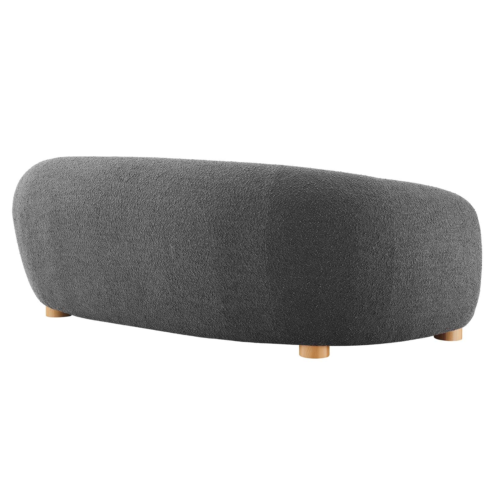 Modway Sofas & Couches - Abundant Boucle Upholstered Fabric Sofa Gray