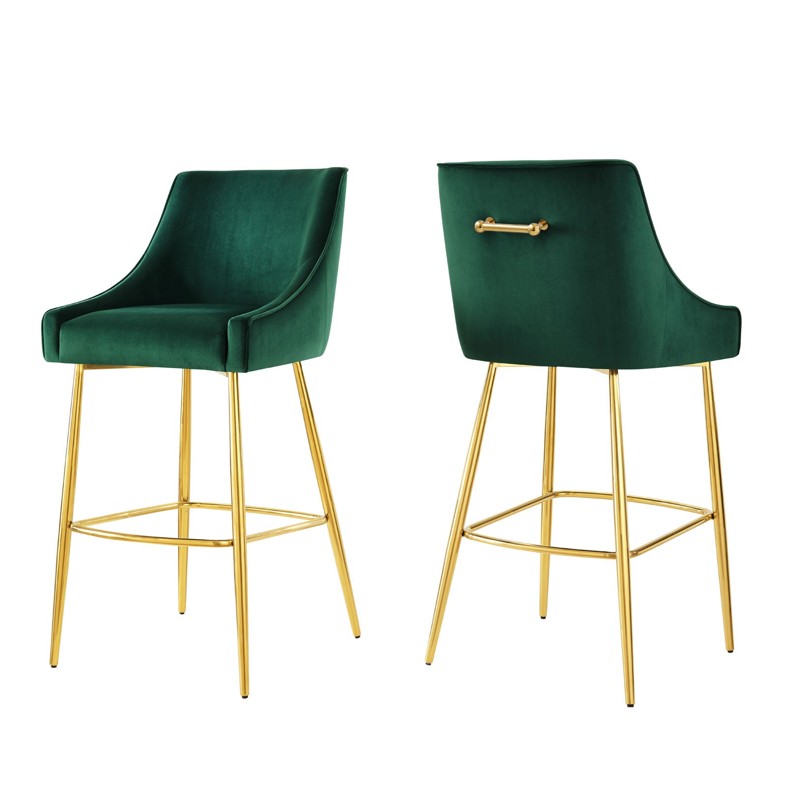 Modway Barstools - Discern-Bar-Stools---Set-of-2-Green