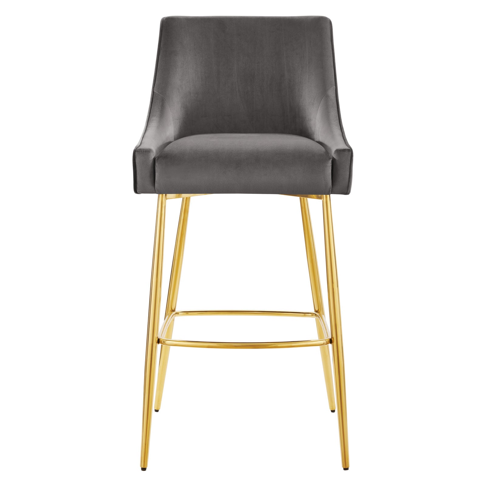 Modway Barstools - Discern Bar Stools - Set Of 2 Gray