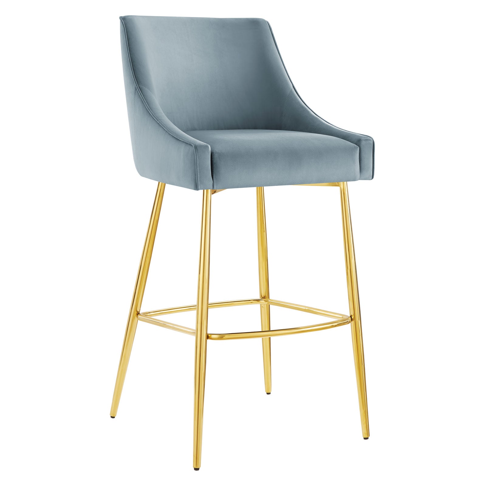 Modway Barstools - Discern Bar Stools - Set Of 2 Light Blue