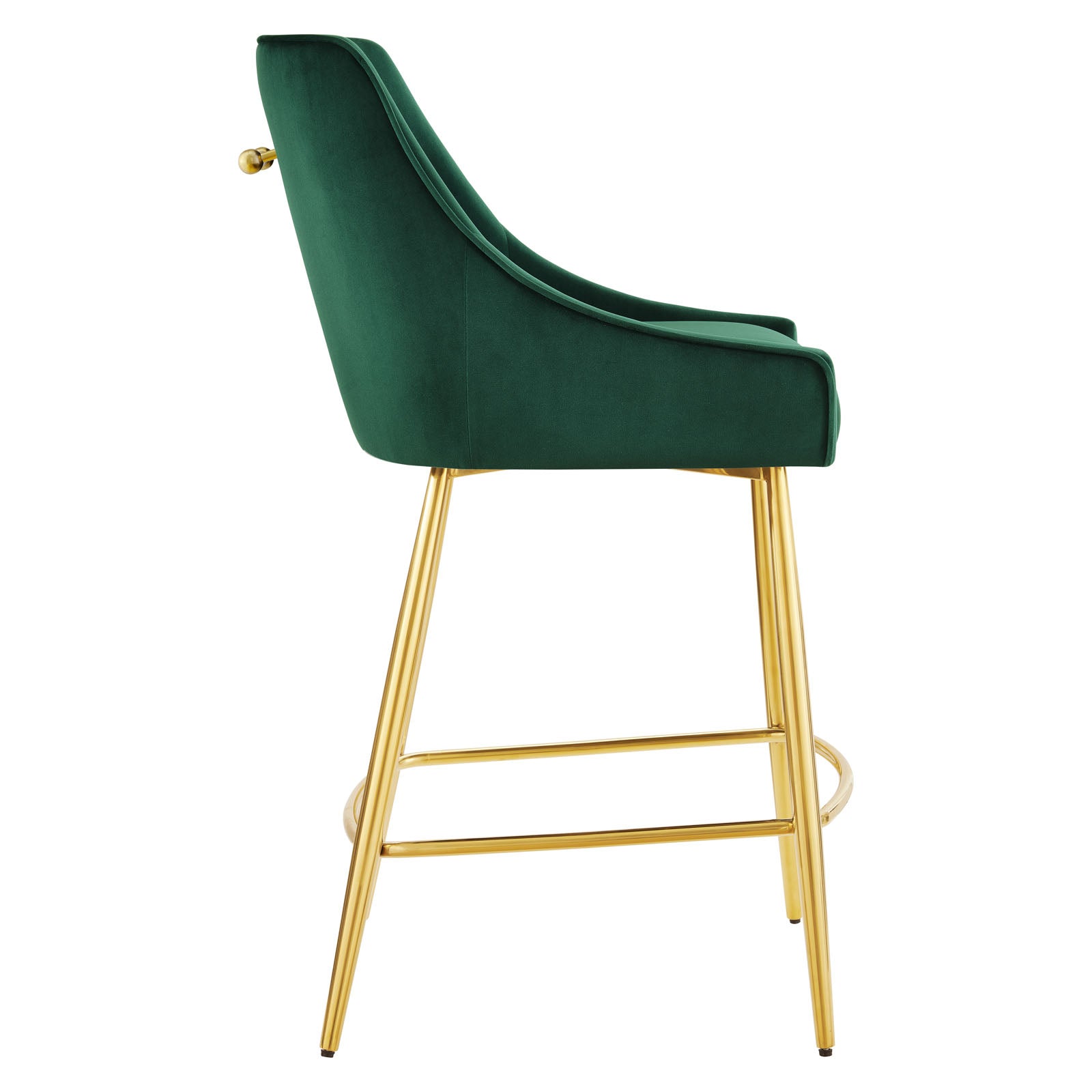 Modway Barstools - Discern Counter Stools - Set Of 2 Green