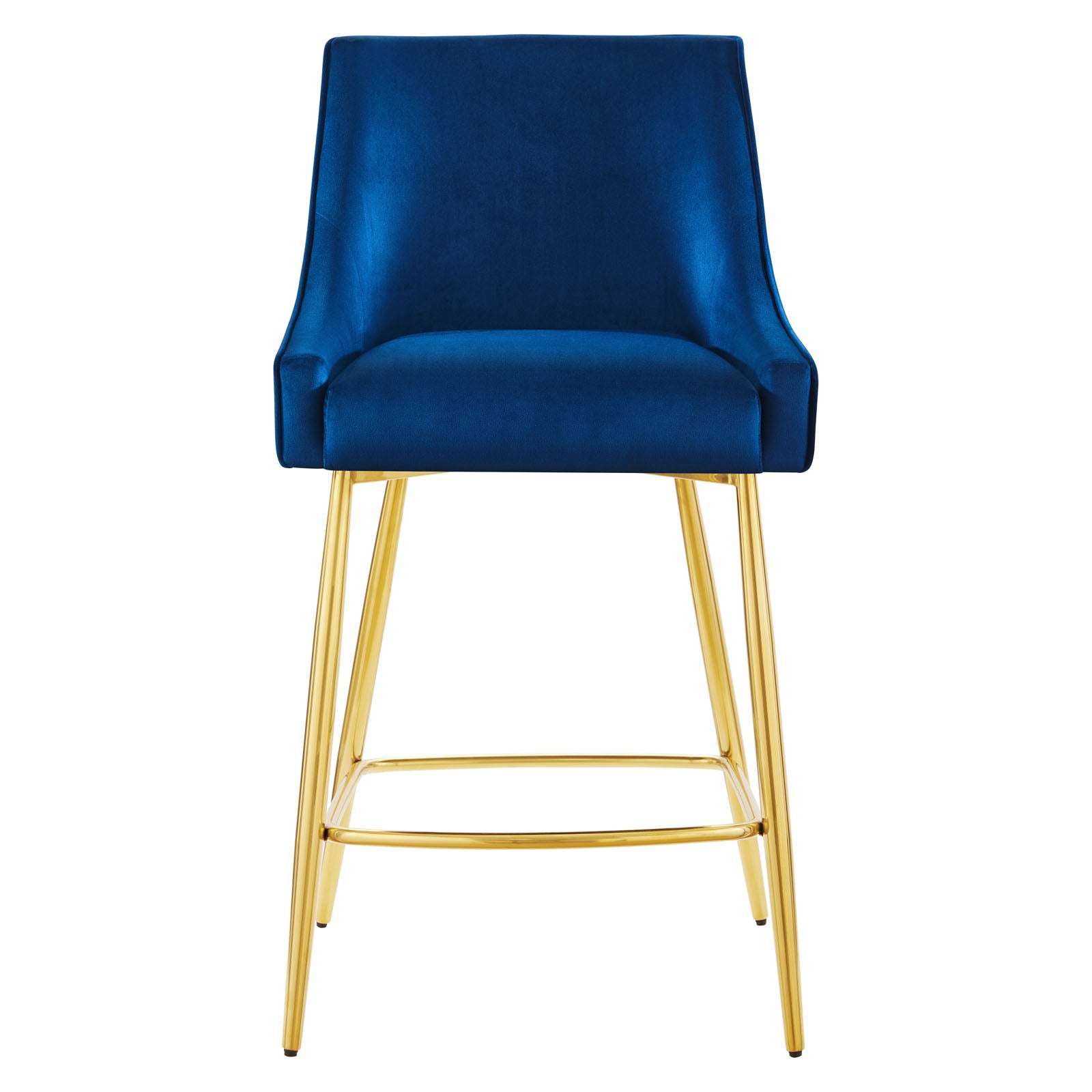 Modway Barstools - Discern Counter Stools - Set Of 2 Navy