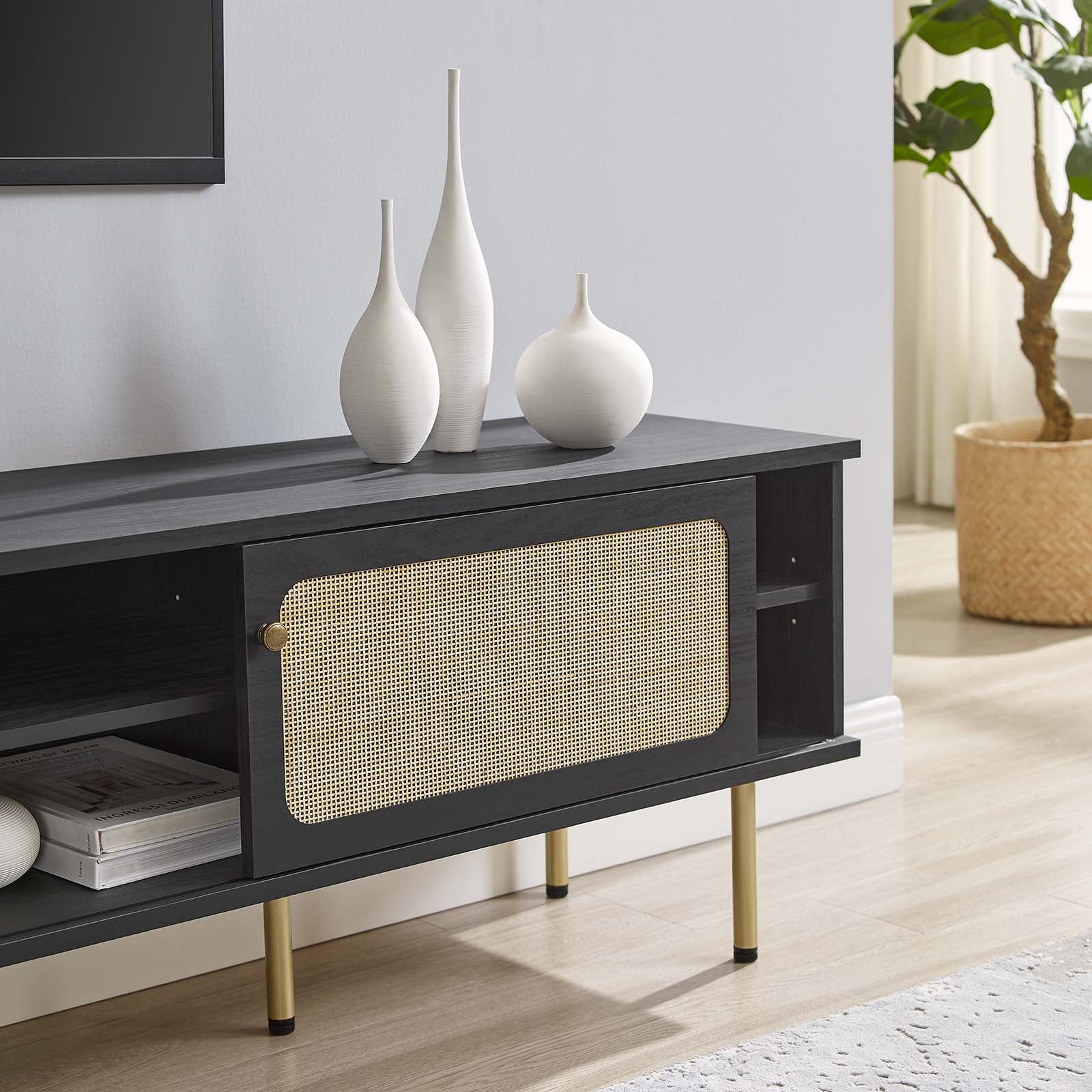 Modway TV & Media Units - Cambria 70" Tv Stand Black