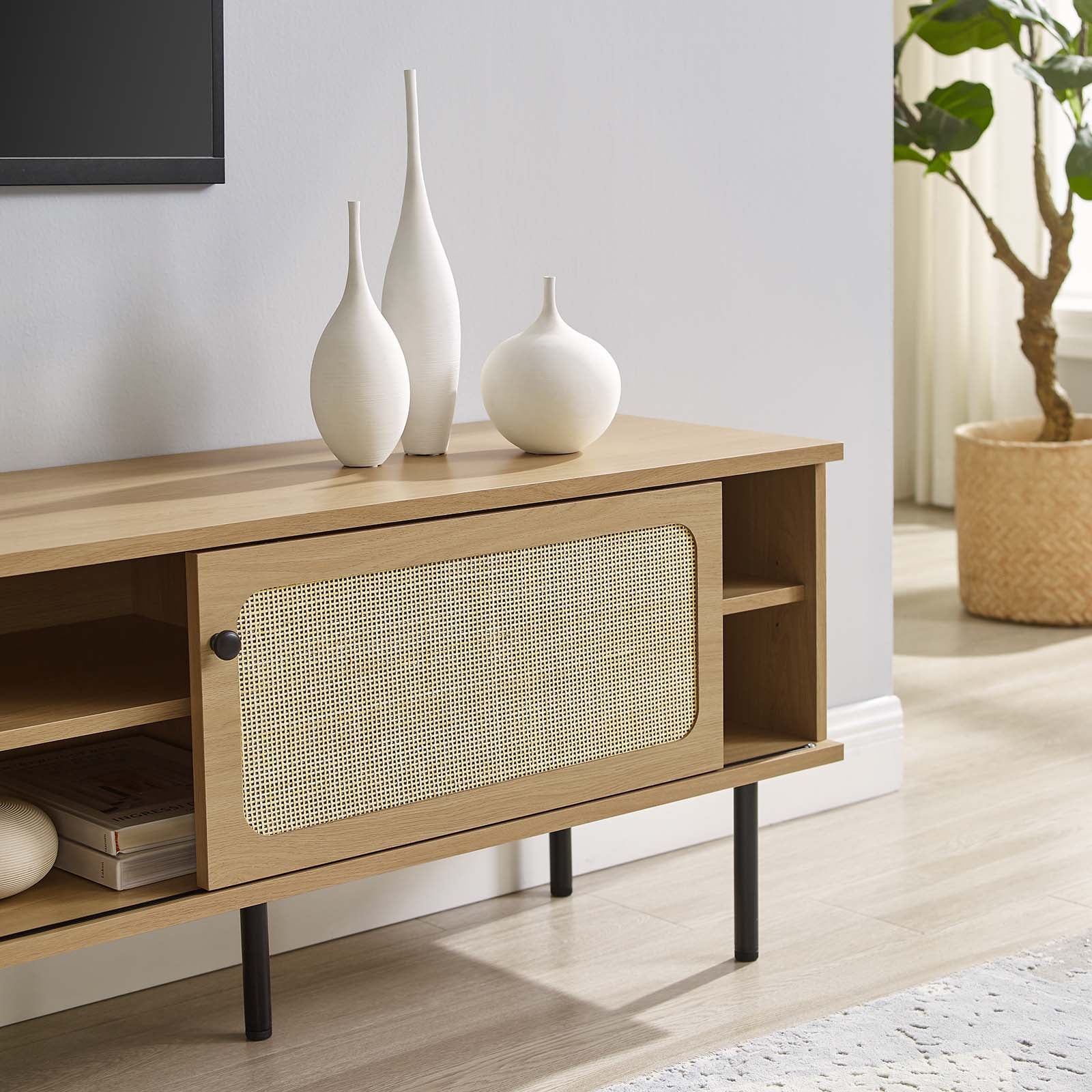 Modway TV & Media Units - Cambria 70" Tv Stand Oak