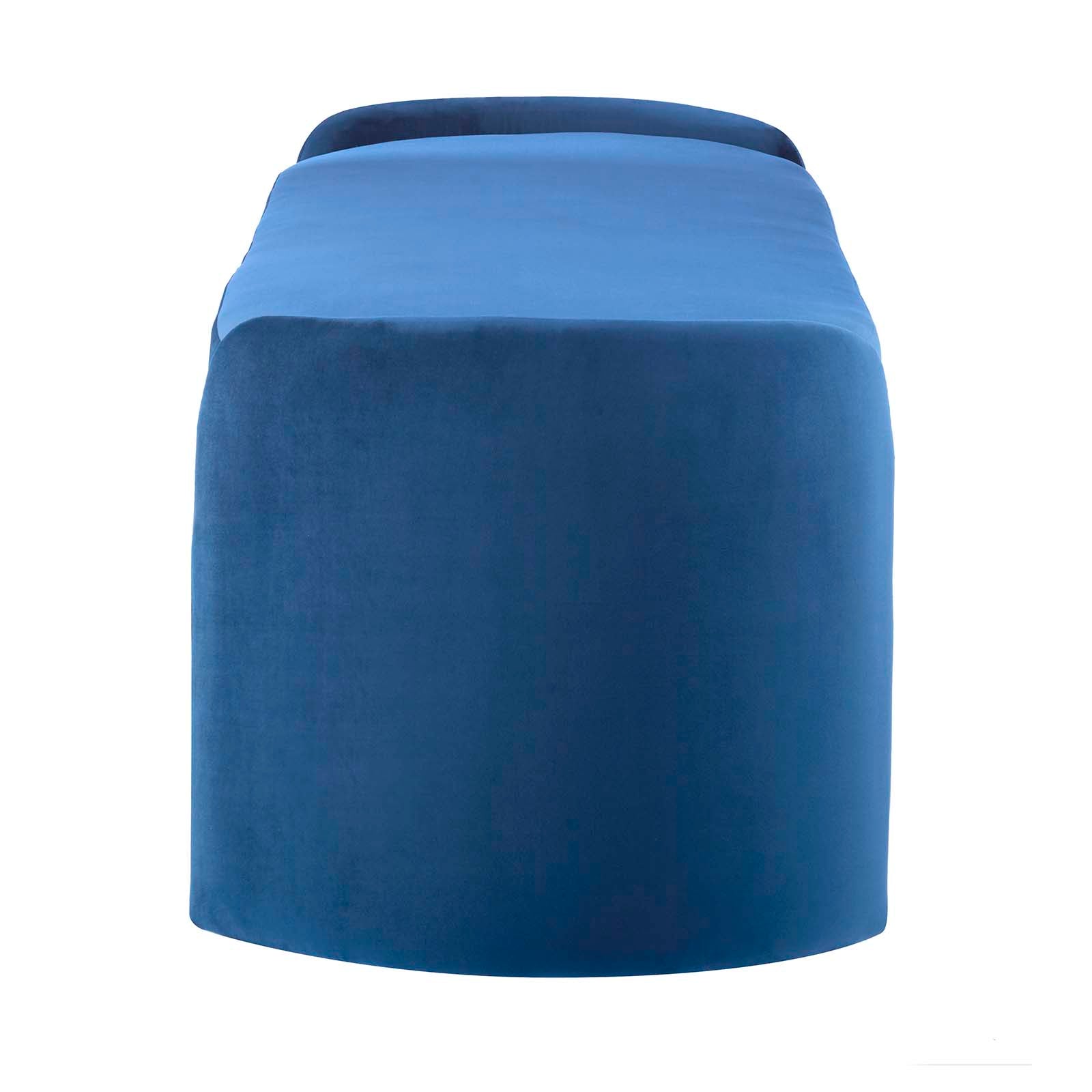 Modway Benches - Nebula Upholstered Performance Velvet Bench Midnight Blue