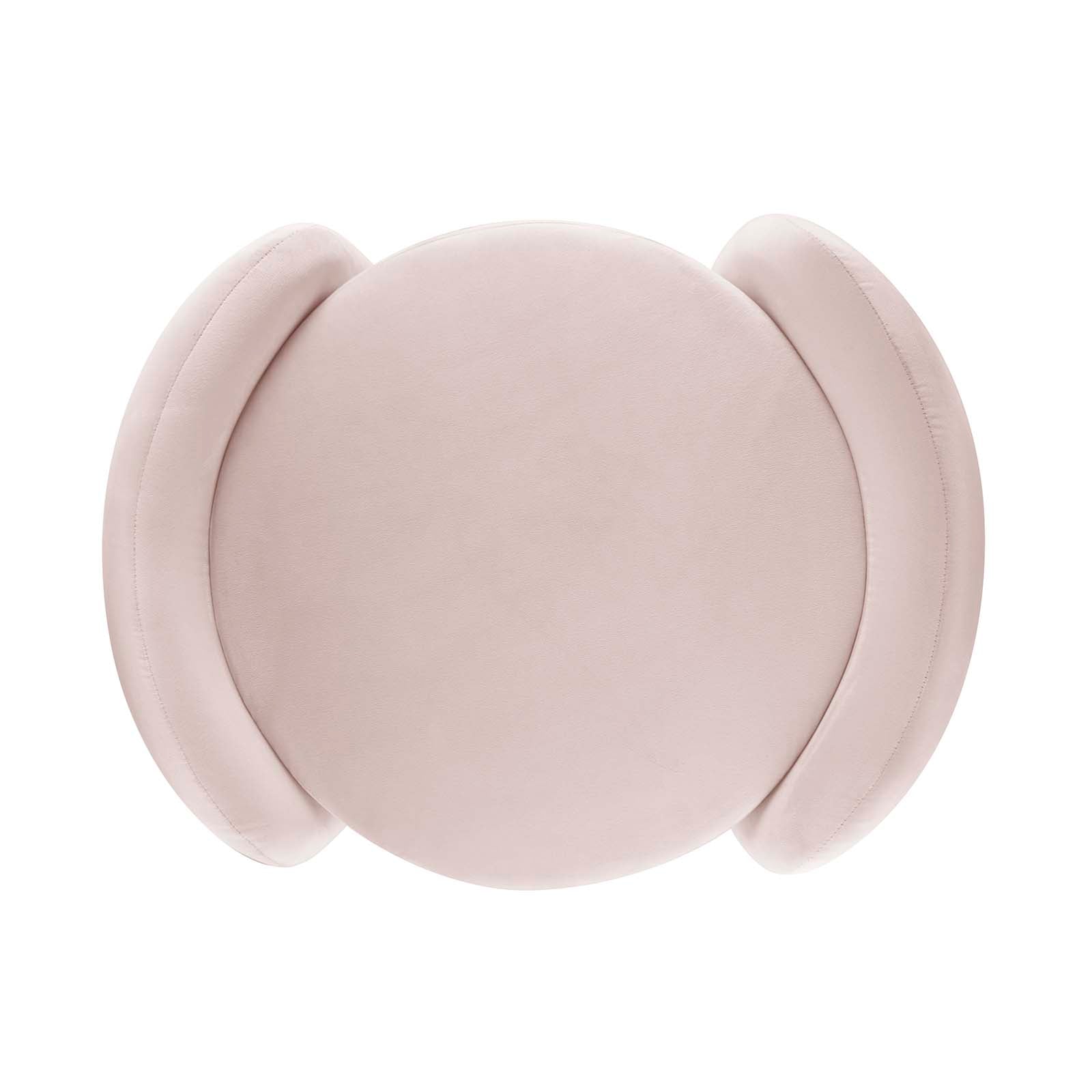 Modway Ottomans & Stools - Nebula Upholstered Performance Velvet Ottoman Pink