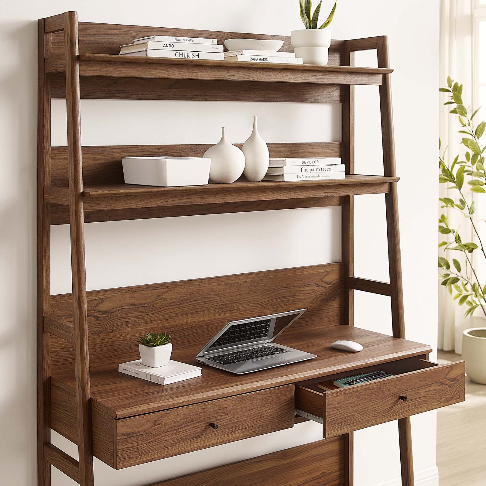 Modway Desks - Bixby Office Desk Walnut