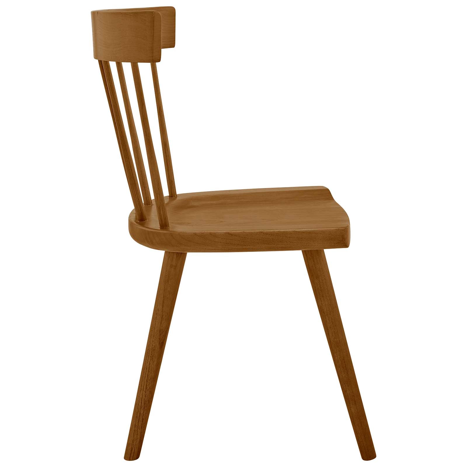 Modway Dining Chairs - Sutter Wood Dining Side Chair Set Of 2 Walnut