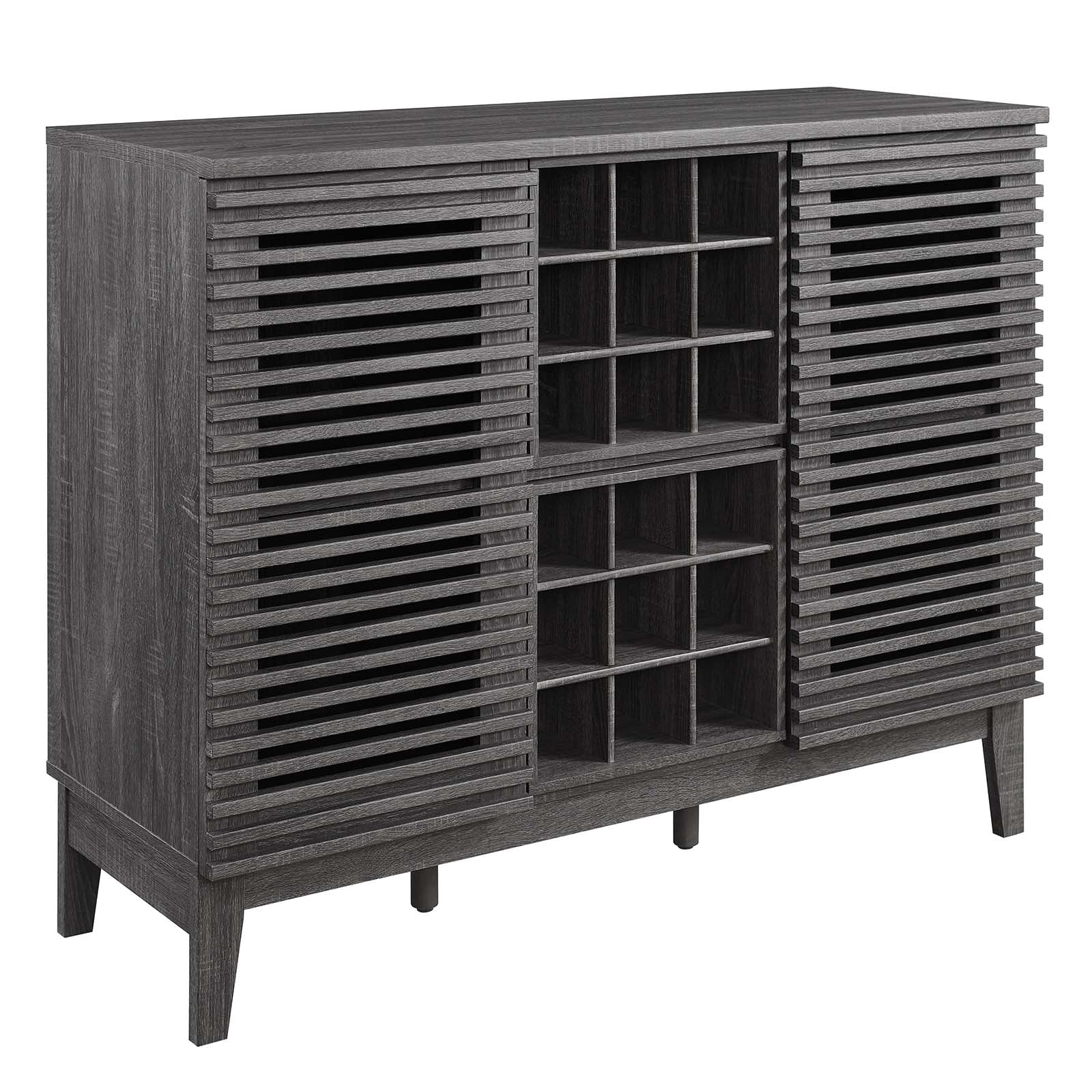 Modway Buffets & Cabinets - Render Bar Cabinet Charcoal