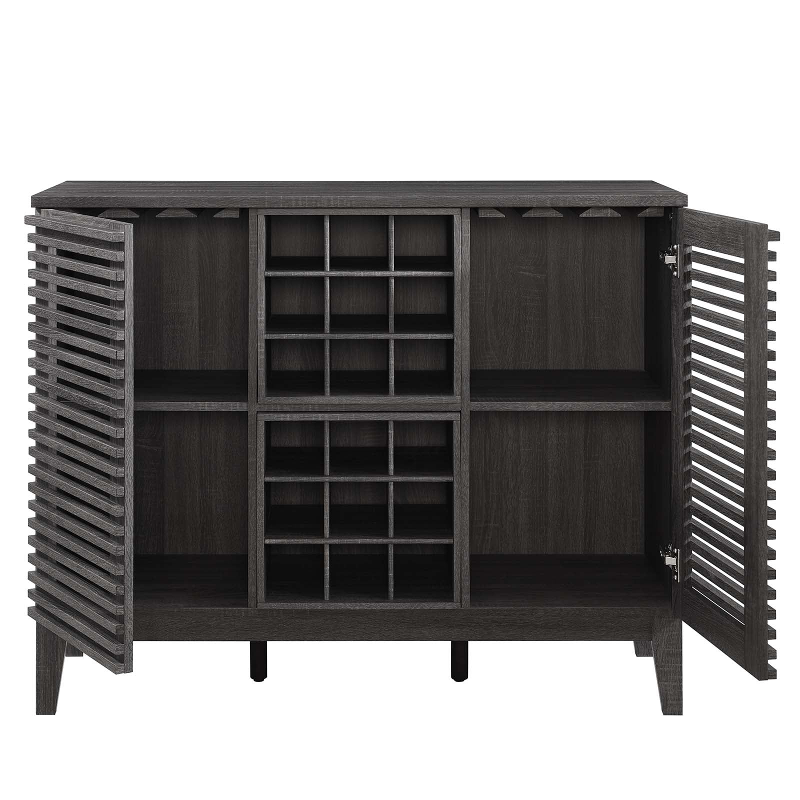 Modway Buffets & Cabinets - Render Bar Cabinet Charcoal