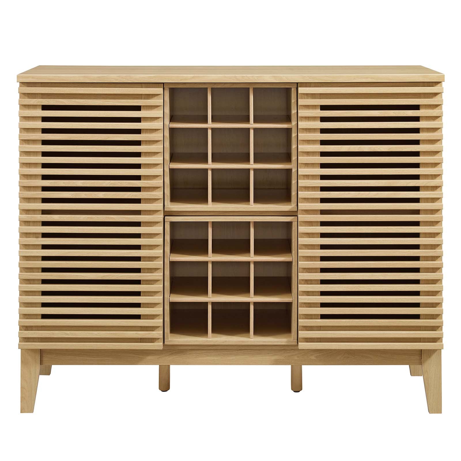 Modway Buffets & Cabinets - Render Bar Cabinet Oak