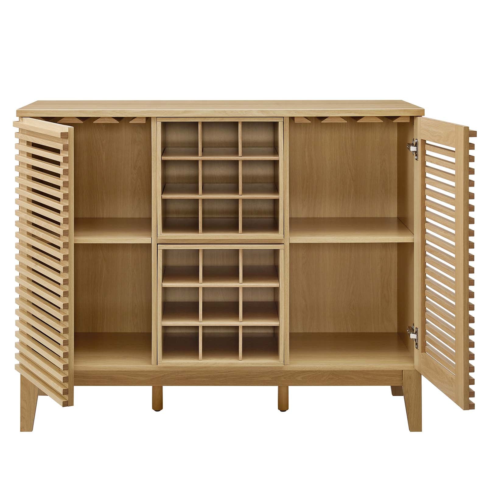Modway Buffets & Cabinets - Render Bar Cabinet Oak