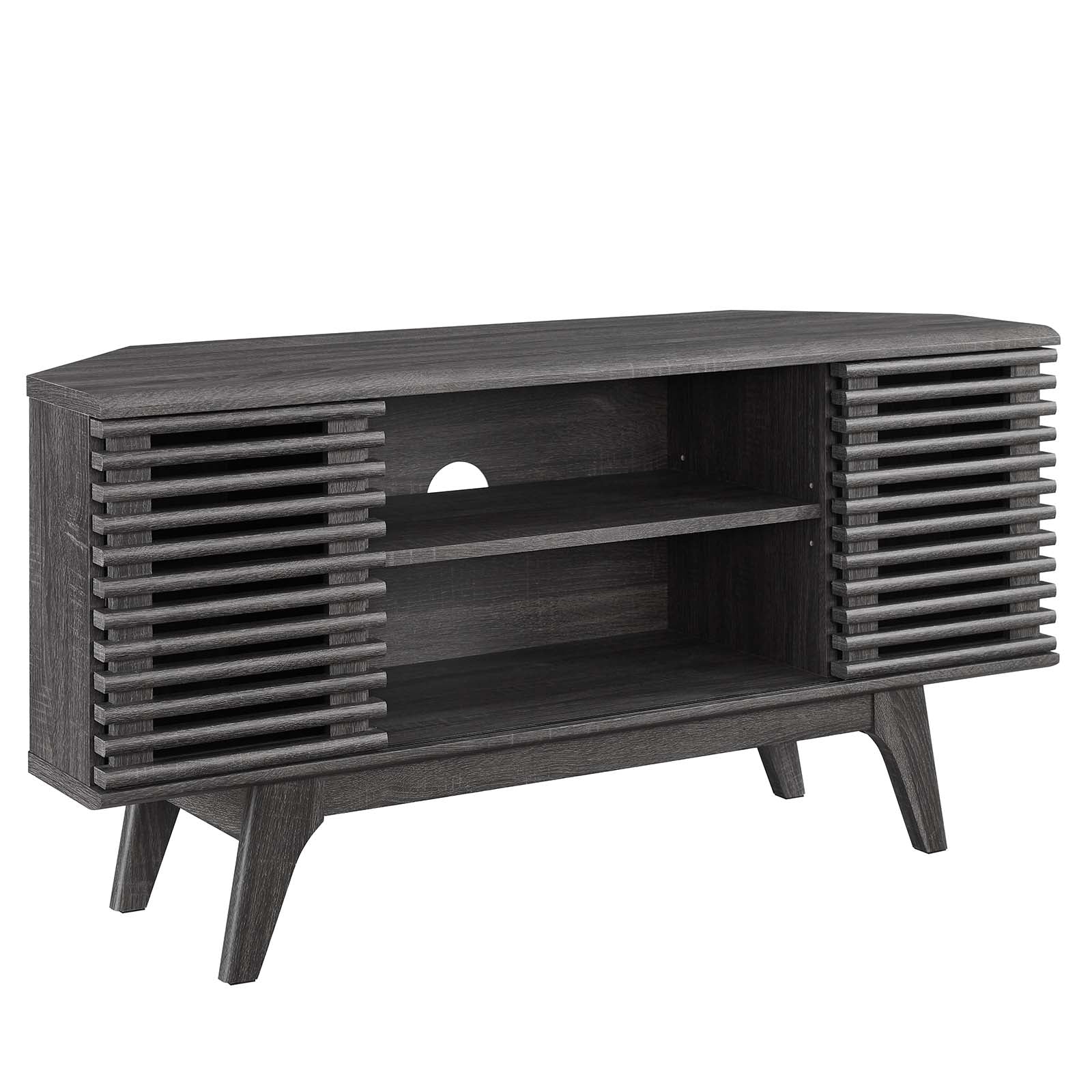 Modway TV & Media Units - Render 46" Corner TV Stand Charcoal