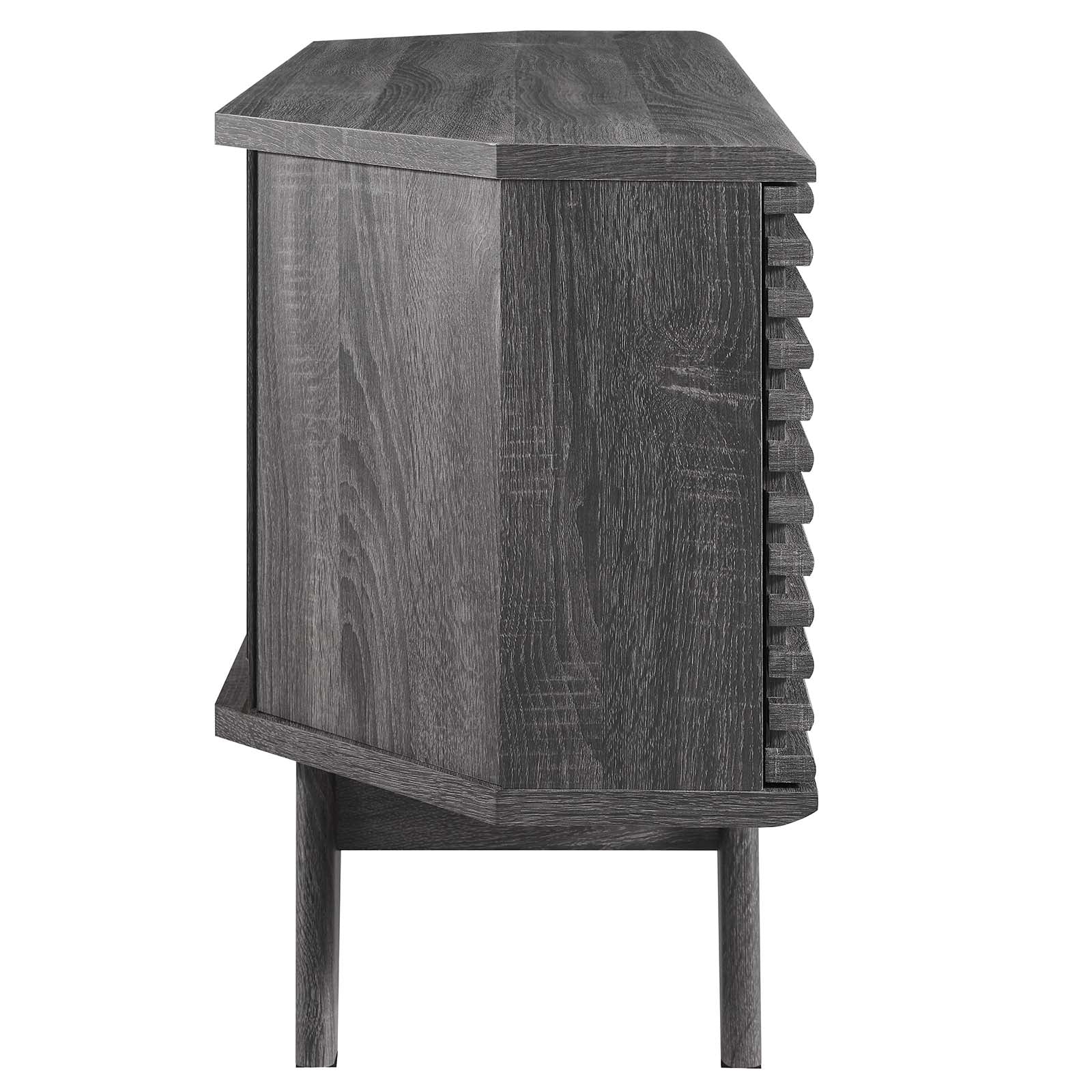 Modway TV & Media Units - Render 46" Corner TV Stand Charcoal