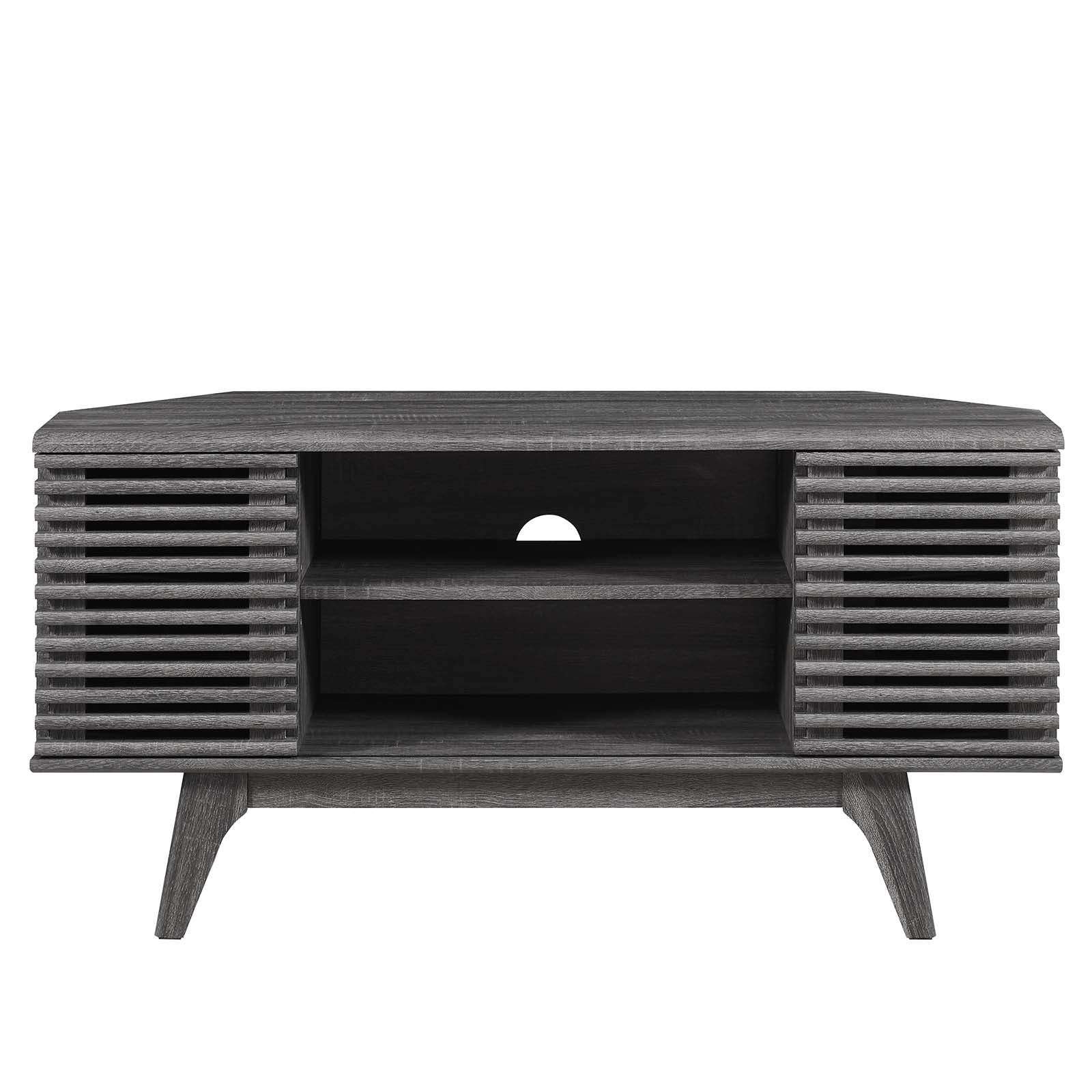 Modway TV & Media Units - Render 46" Corner TV Stand Charcoal