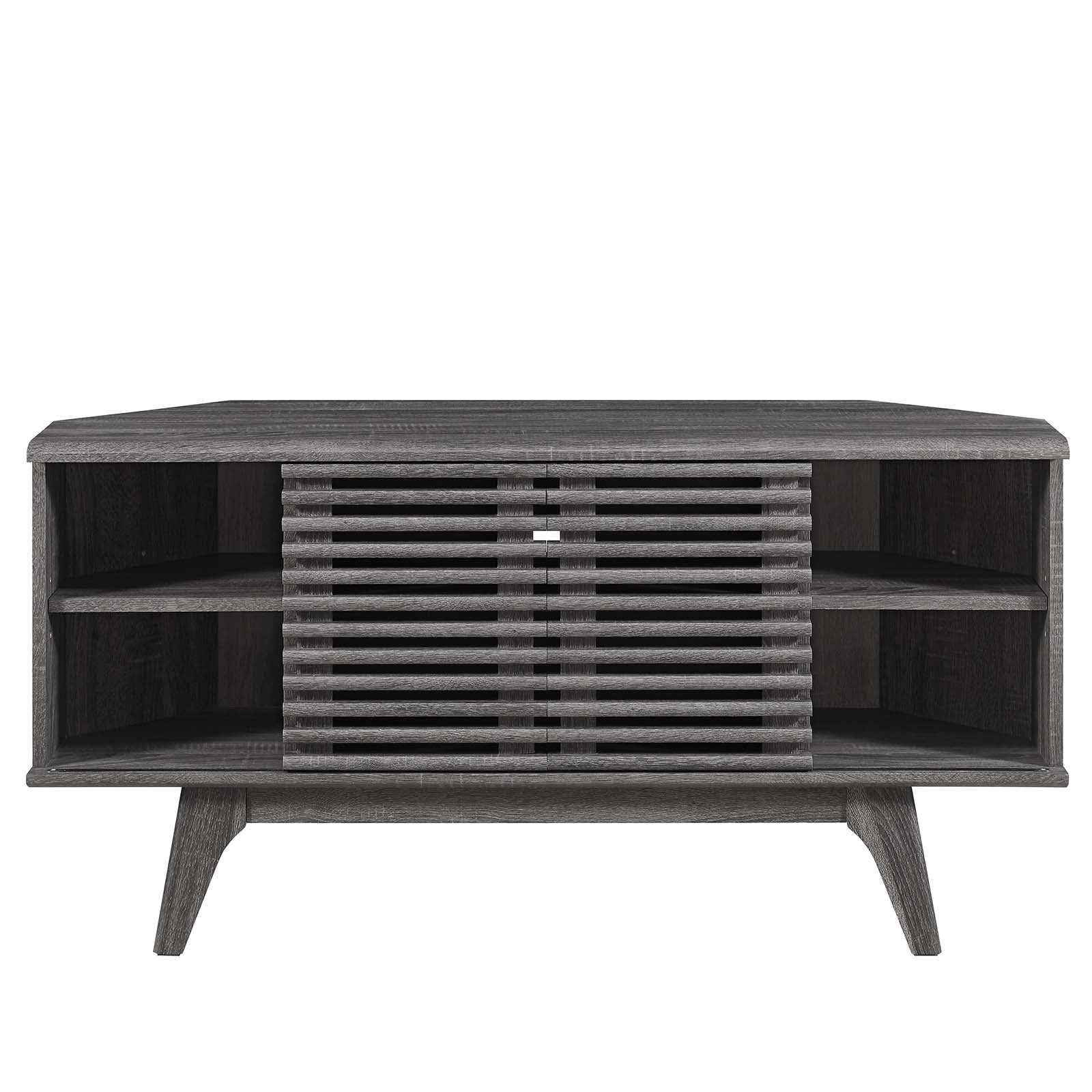 Modway TV & Media Units - Render 46" Corner TV Stand Charcoal