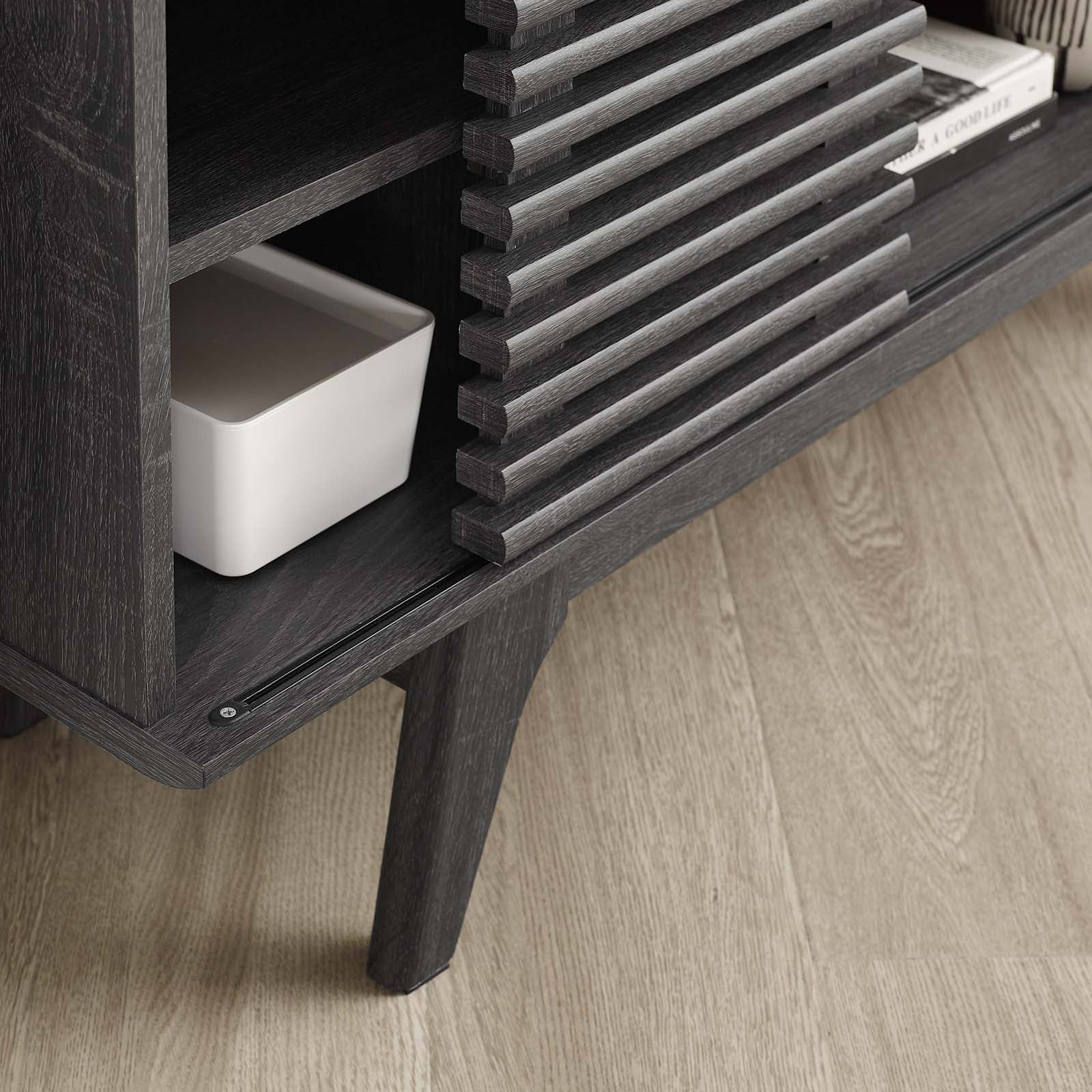 Modway TV & Media Units - Render 46" Corner TV Stand Charcoal