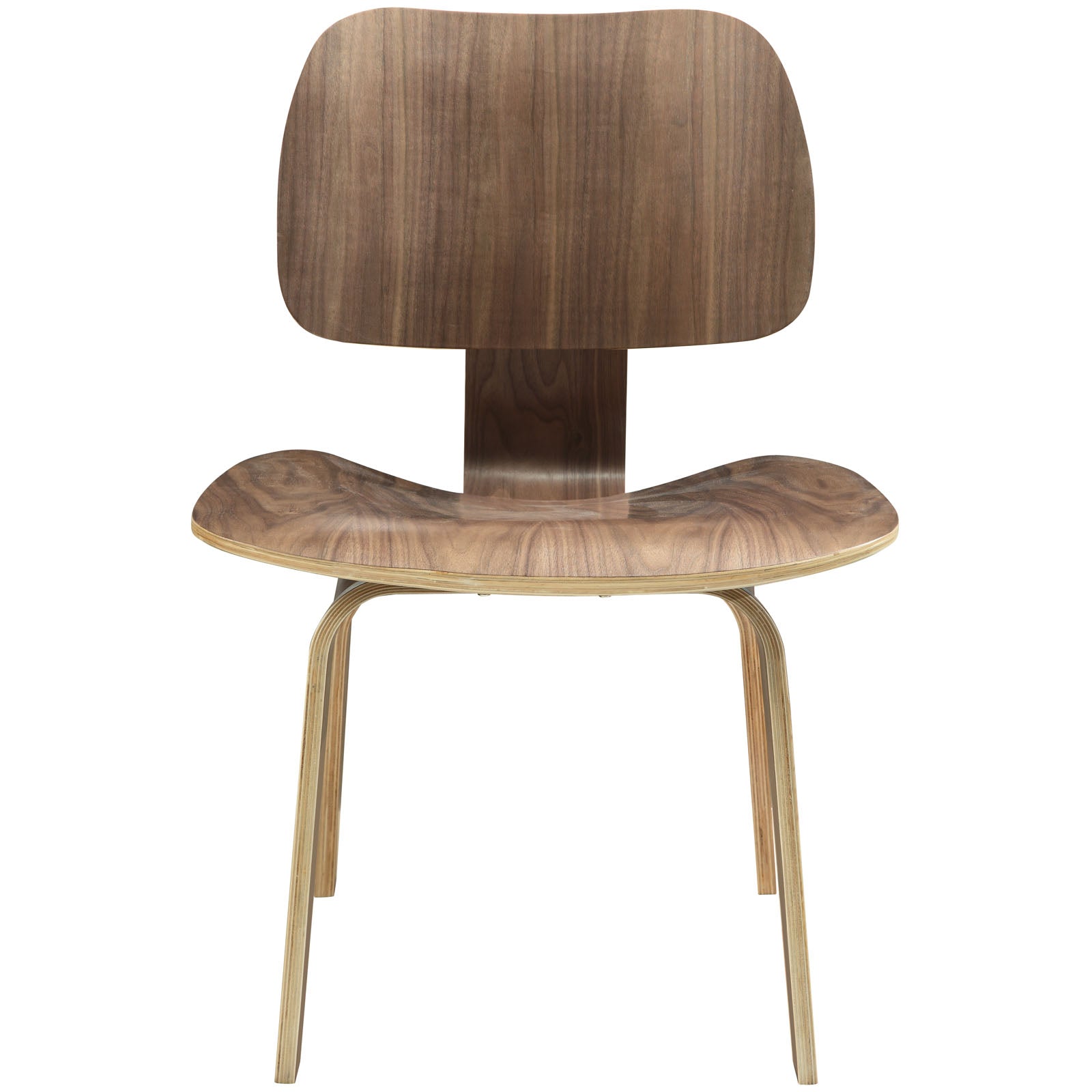 Modway Dining Chairs - Fathom Dining Wood Side Chair Walnut
