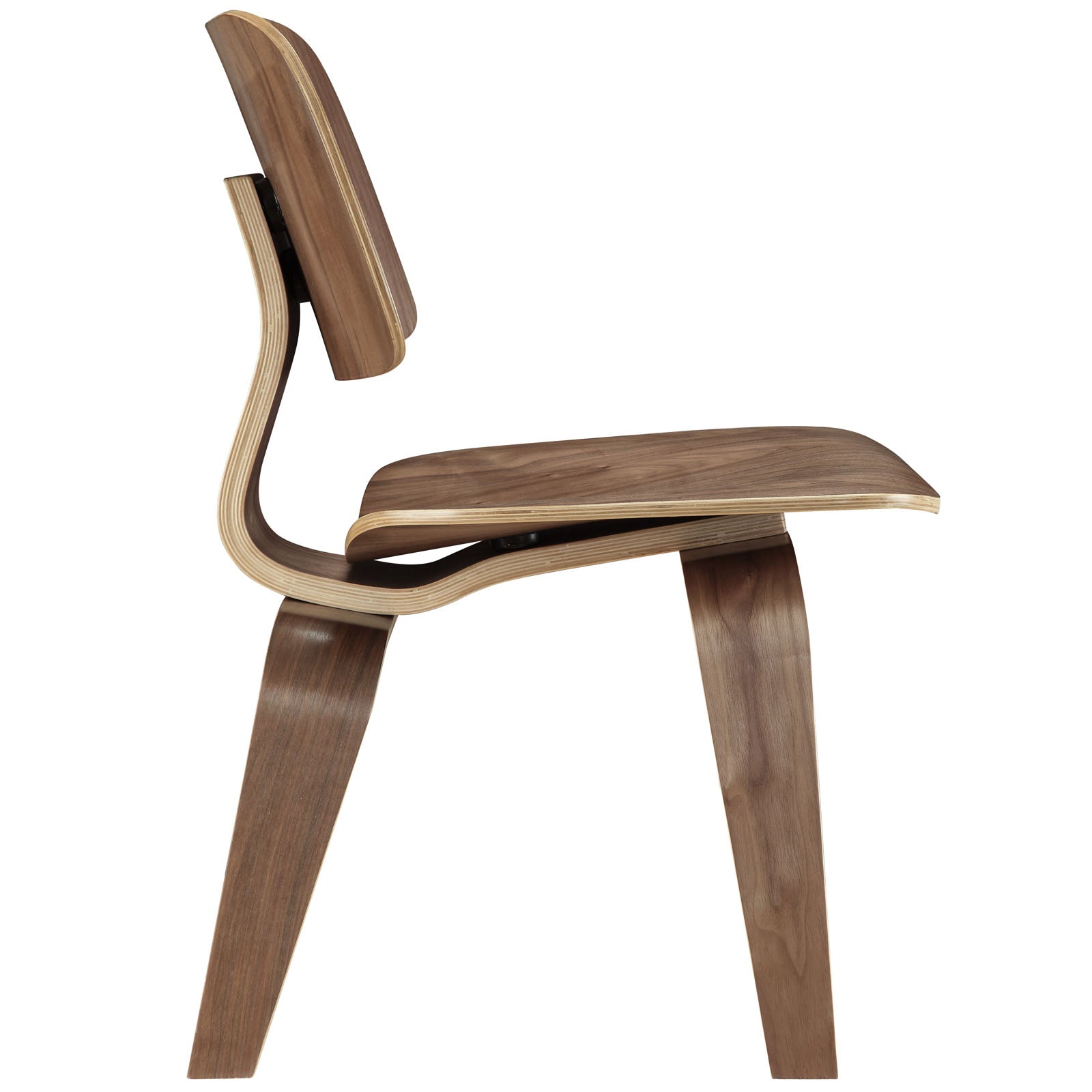 Modway Dining Chairs - Fathom Dining Wood Side Chair Walnut