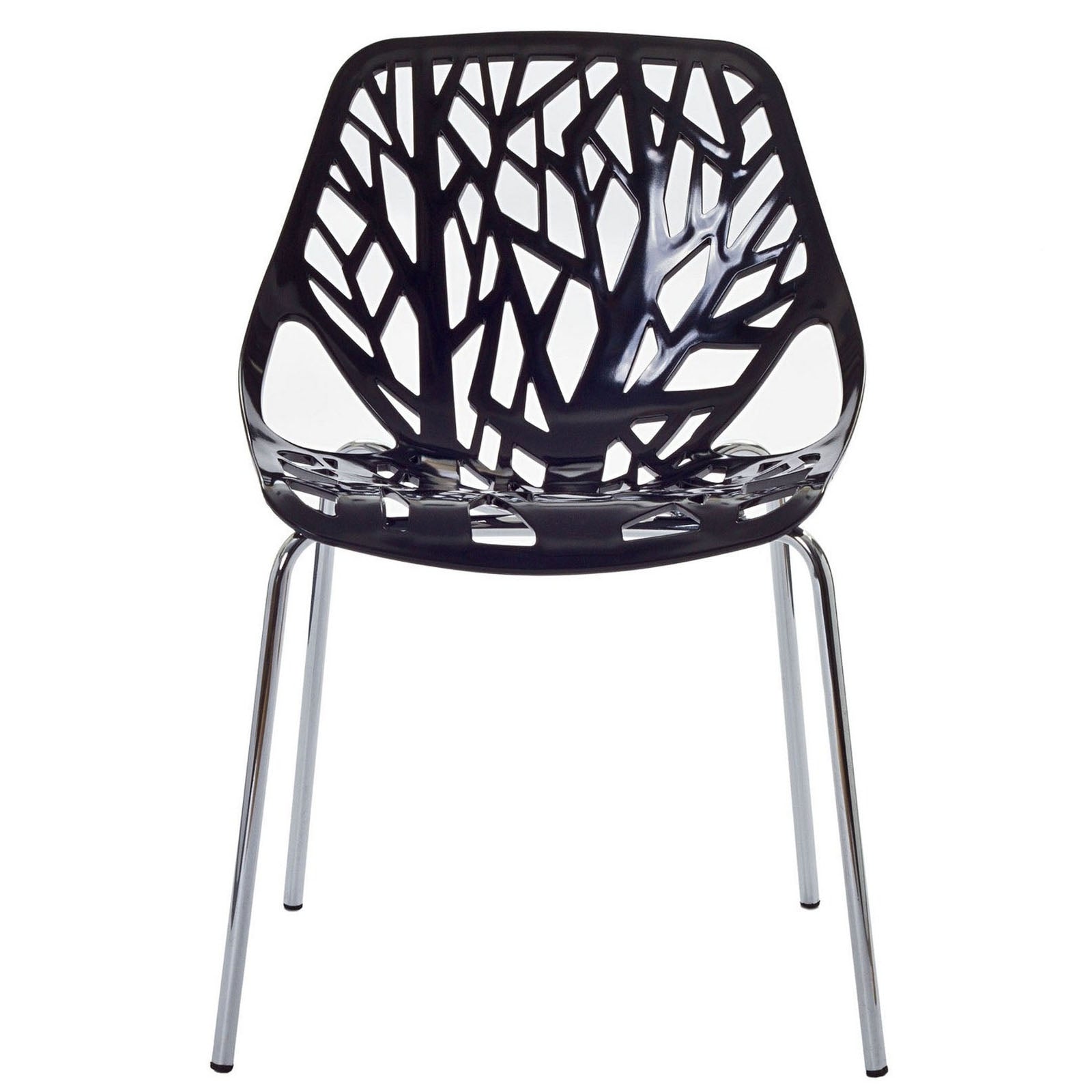 Modway Dining Chairs - Stencil Dining Side Chair Black