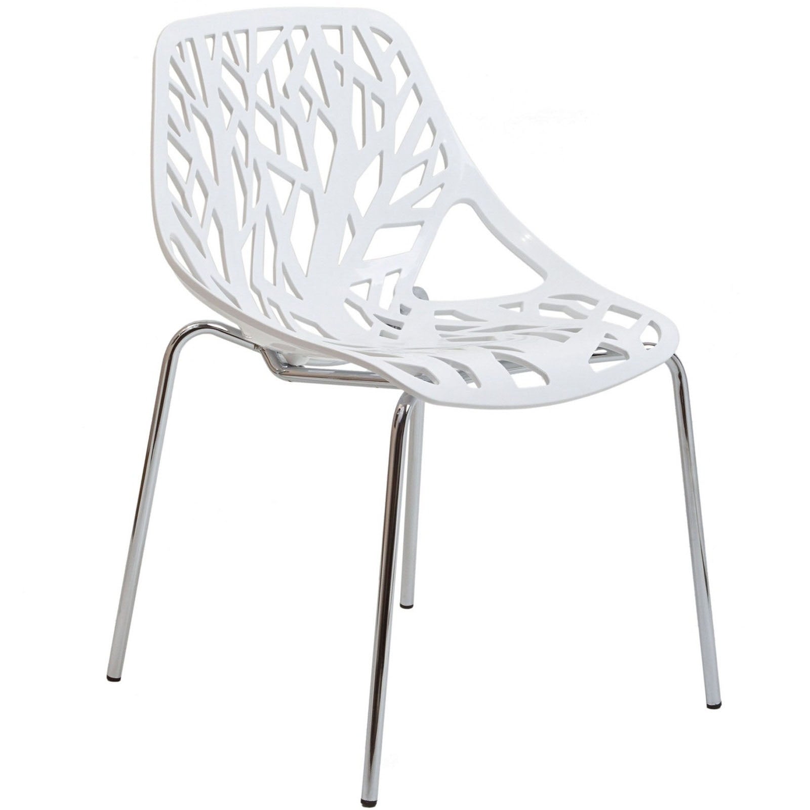 Modway Dining Chairs - Stencil Dining Side Chair White