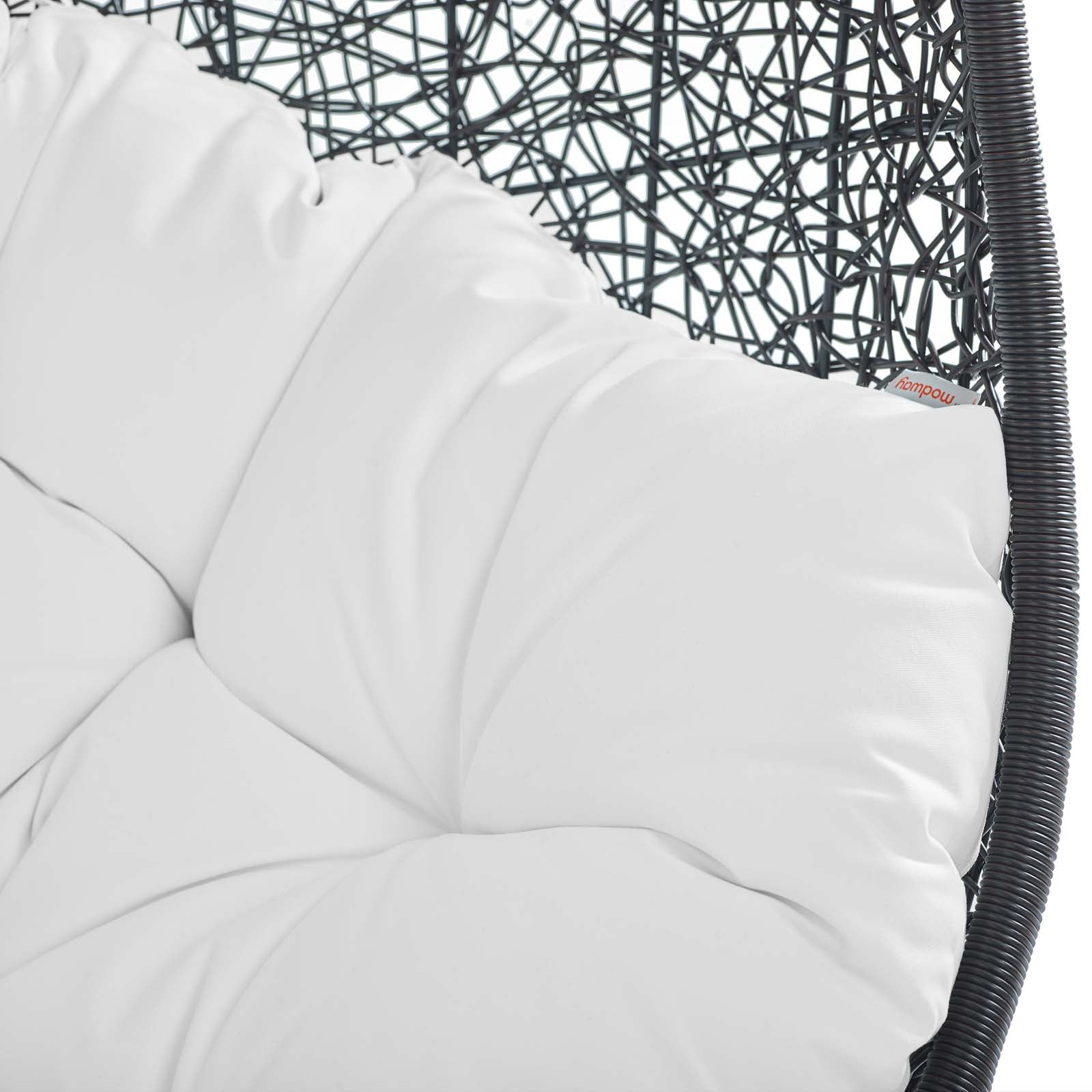 Modway Outdoor Swings - Encase Swing Outdoor Lounge Chair White