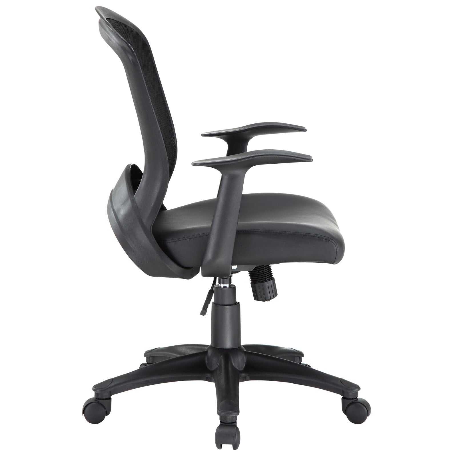 Modway Task Chairs - Pulse Vinyl Office Chair Black