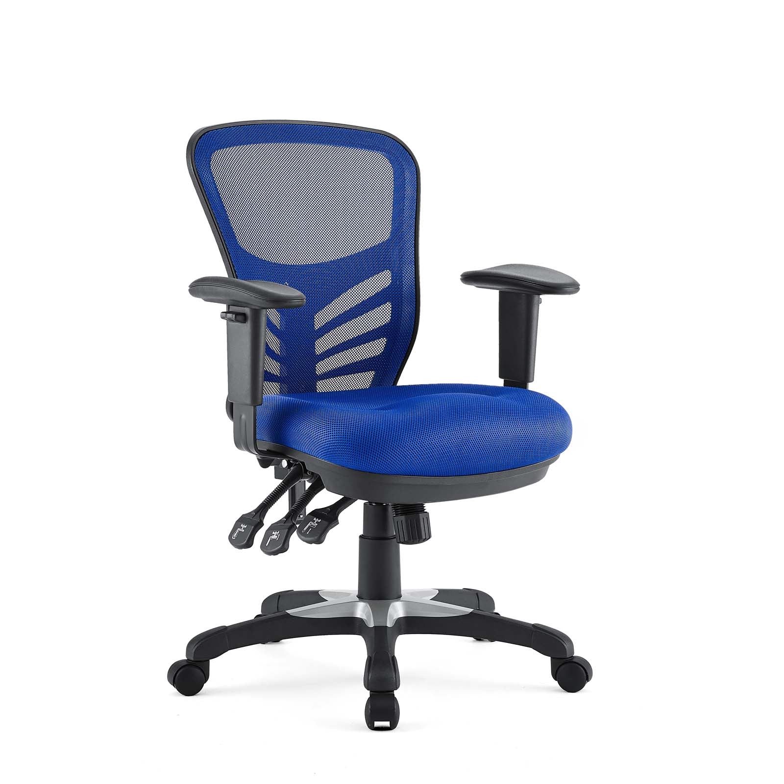 Modway Task Chairs - Articulate Mesh Office Chair Blue