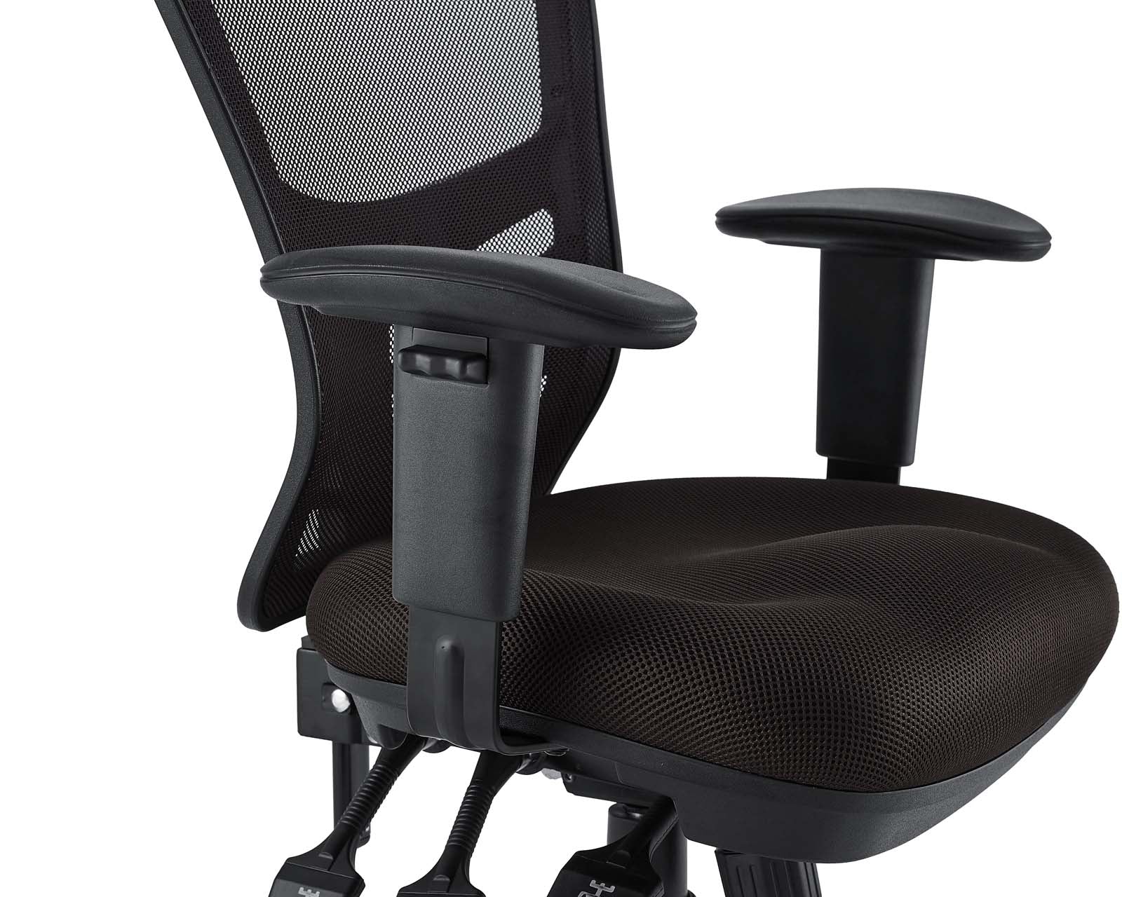Modway Task Chairs - Articulate Office Chair Brown