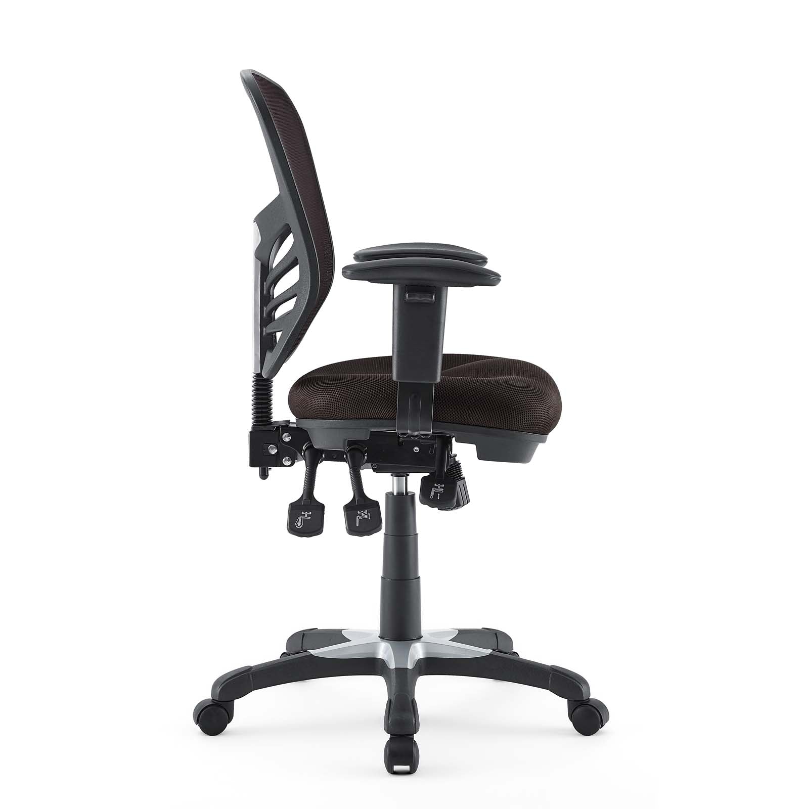 Modway Task Chairs - Articulate Office Chair Brown