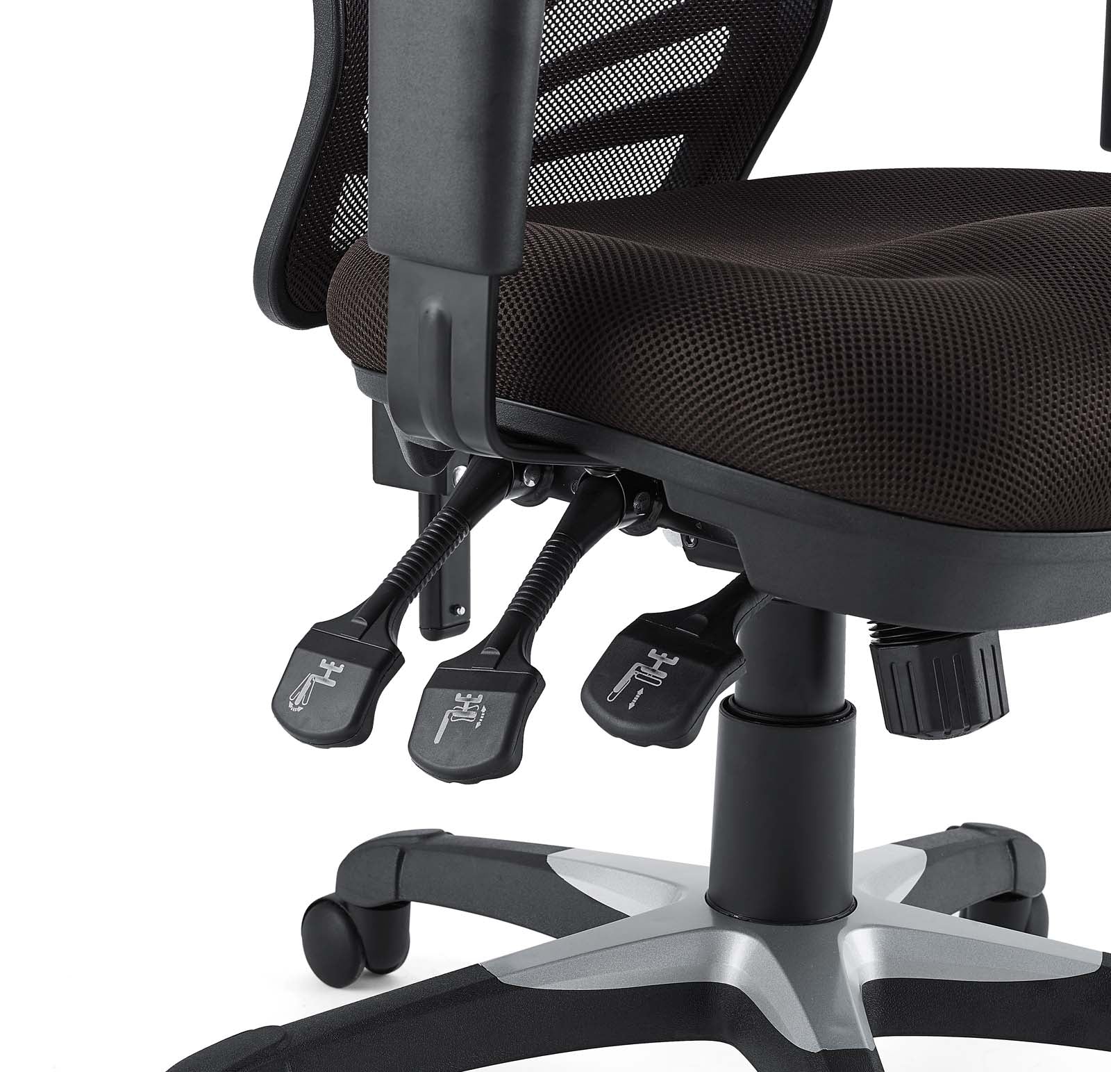 Modway Task Chairs - Articulate Office Chair Brown