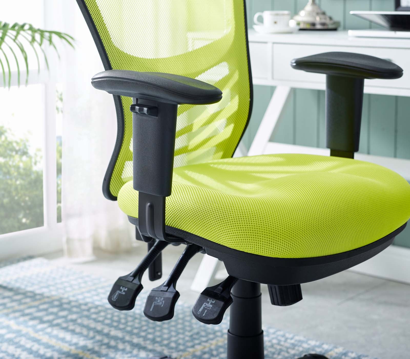 Modway Task Chairs - Articulate Office Chair Green