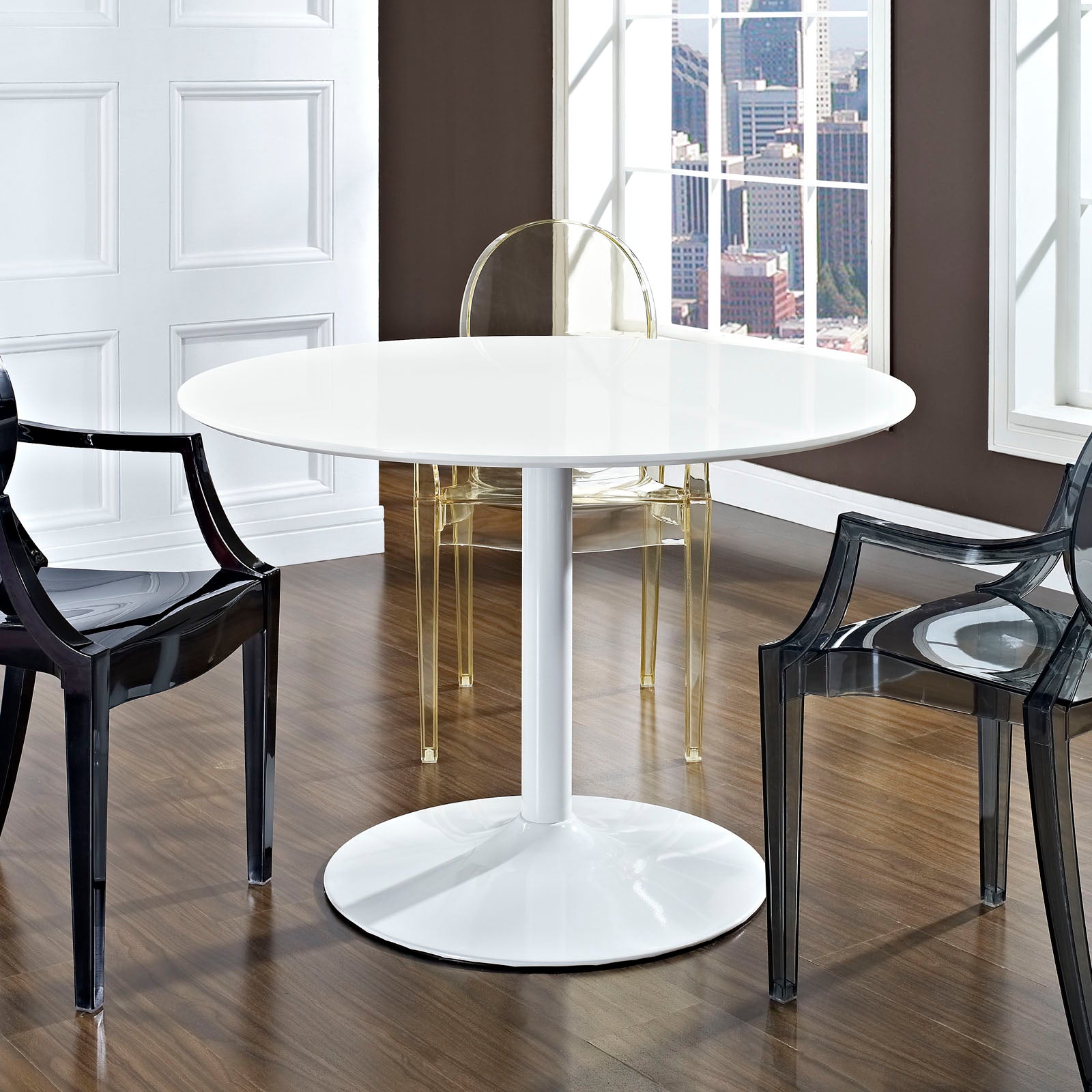 Modway Dining Tables - Revolve Round Dining Table White