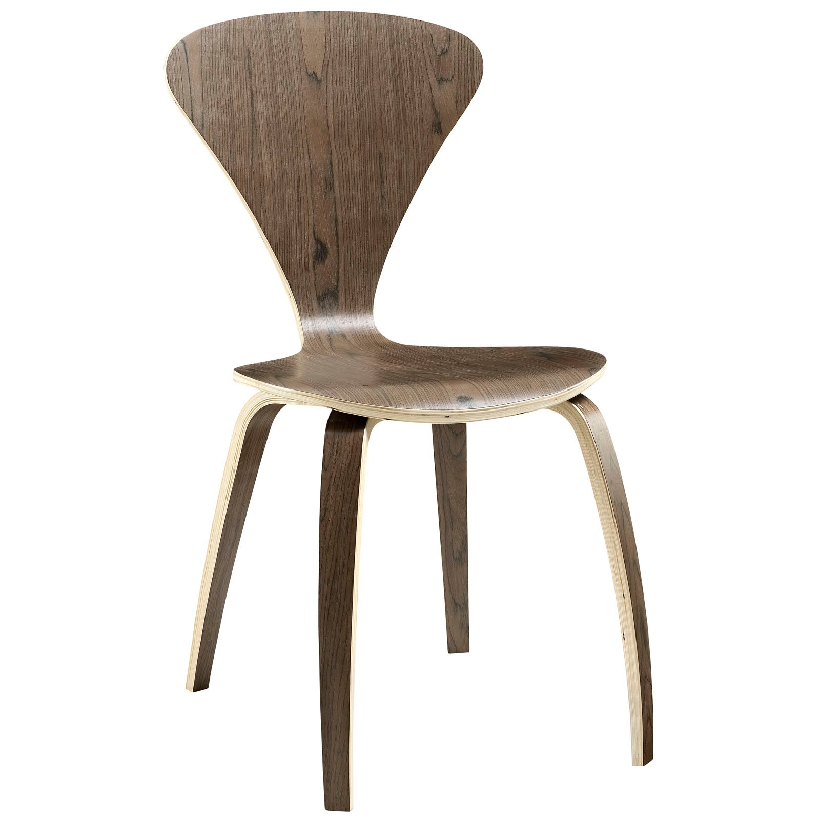 Modway Dining Chairs - Vortex Dining Side Chair Dark Walnut