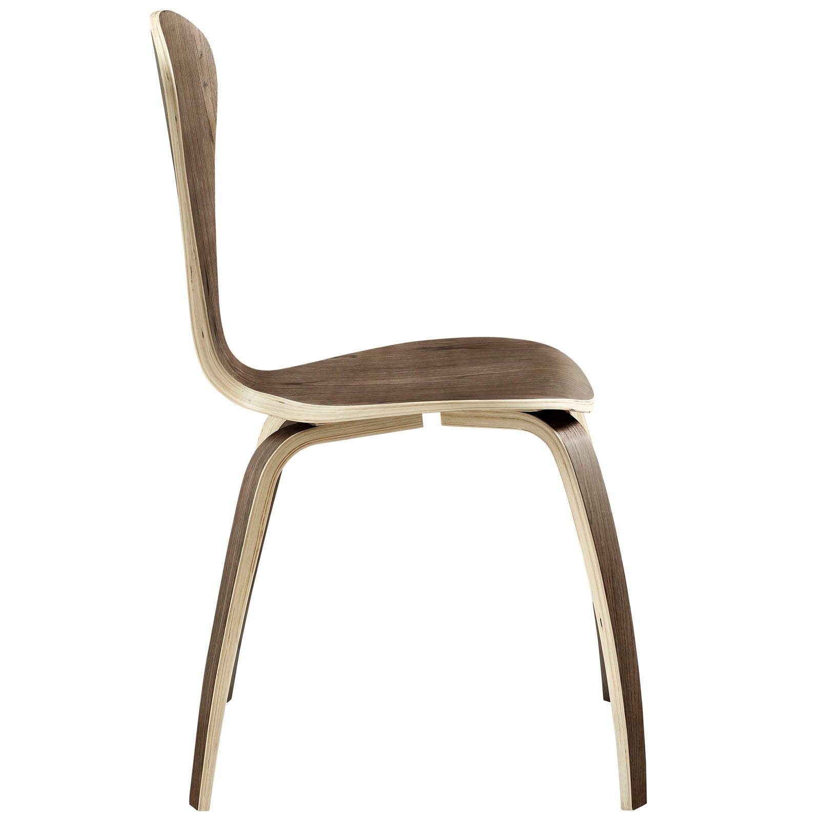 Modway Dining Chairs - Vortex Dining Side Chair Dark Walnut