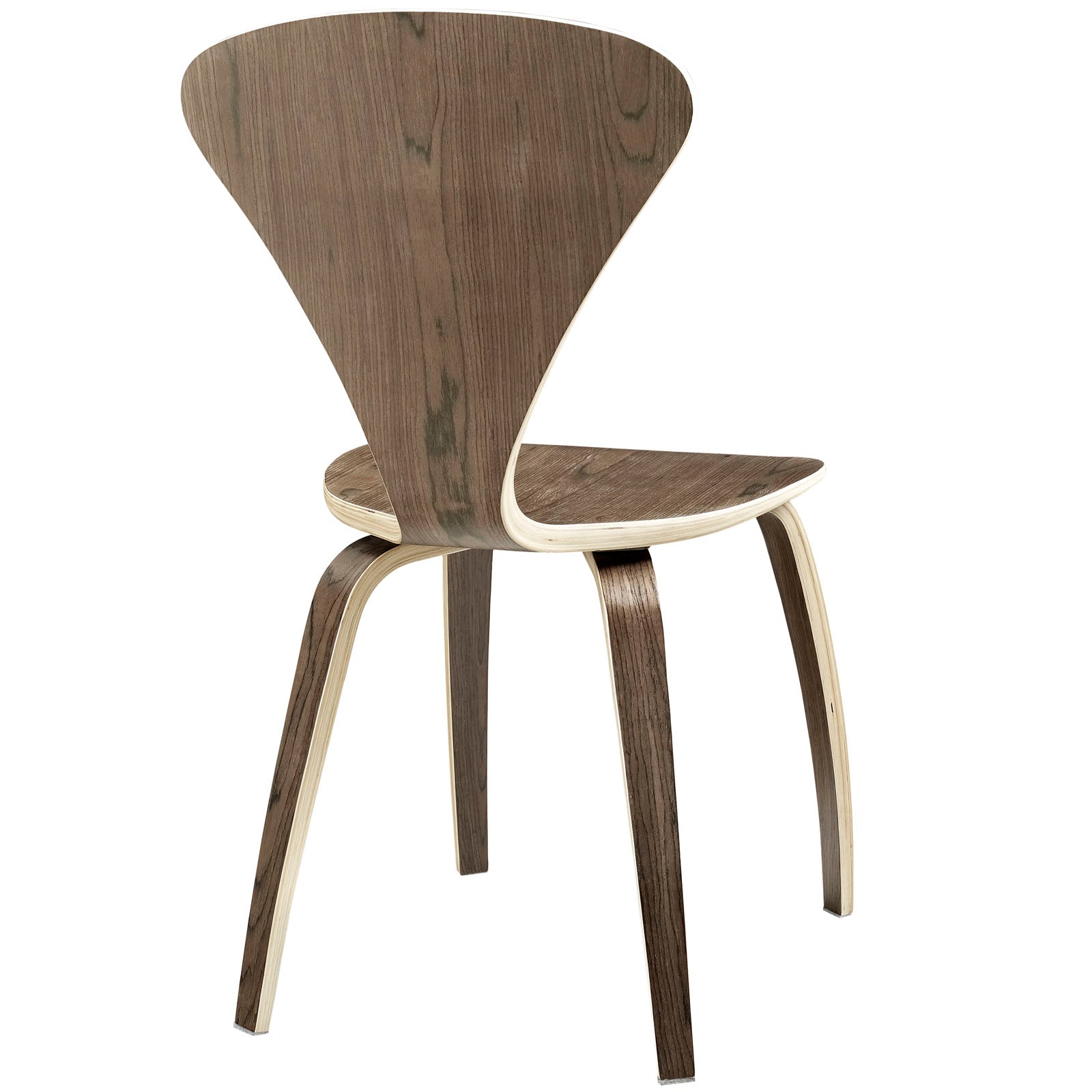 Modway Dining Chairs - Vortex Dining Side Chair Dark Walnut