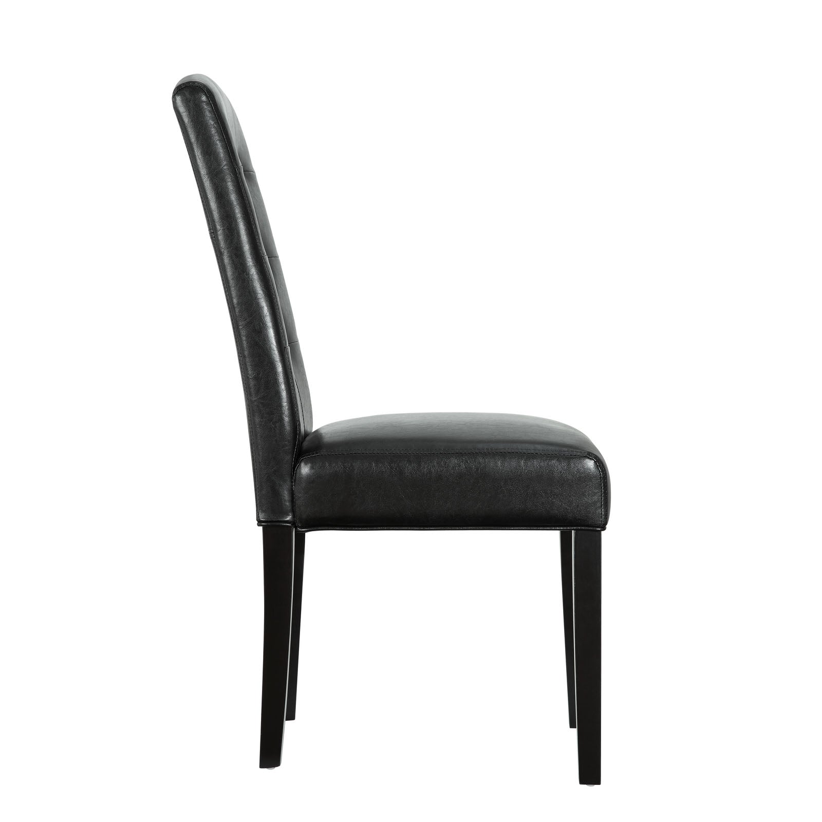 Modway Dining Chairs - Perdure Dining Vinyl Side Chair Black