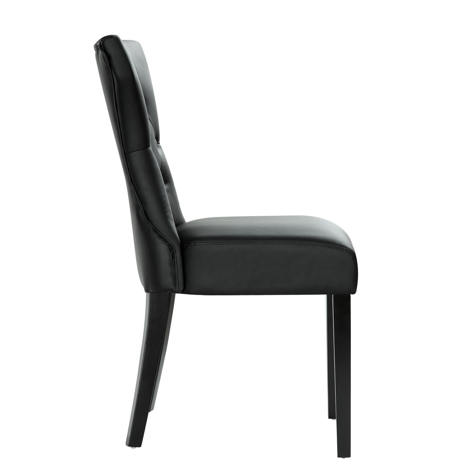 Modway Dining Chairs - Silhouette Dining Side Chair Black