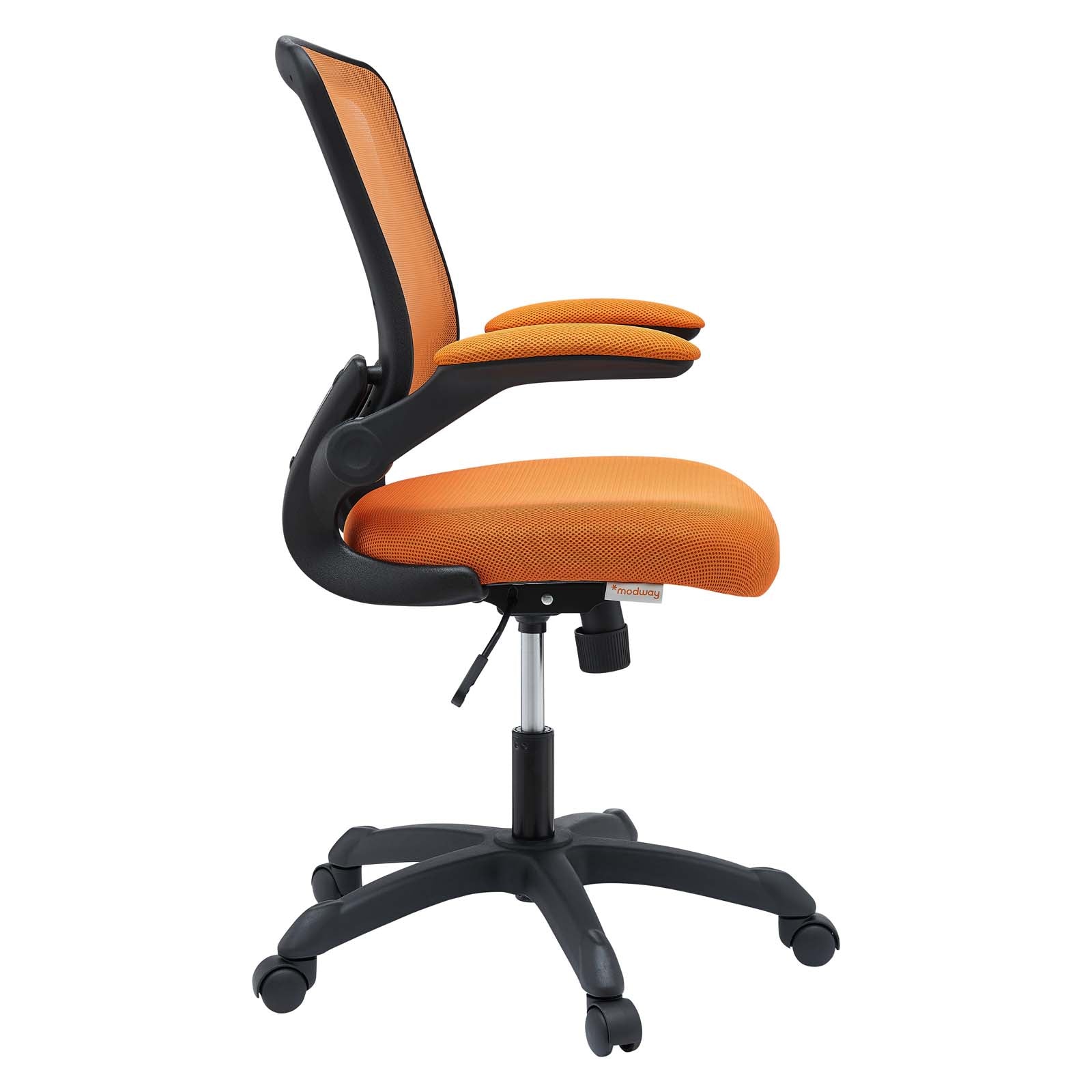 Modway Task Chairs - Veer Mesh Office Chair Orange