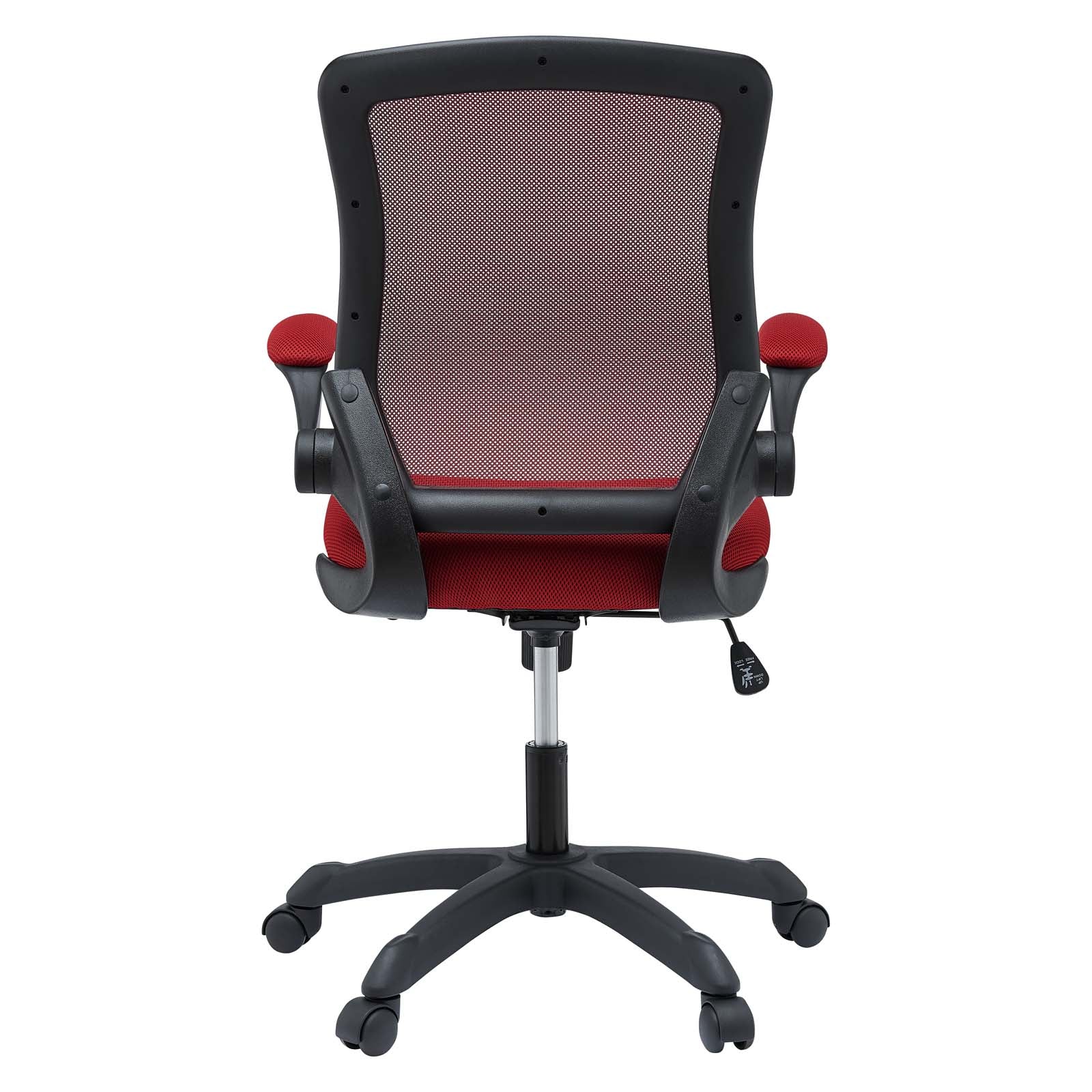 Modway Task Chairs - Veer Mesh Office Chair Red