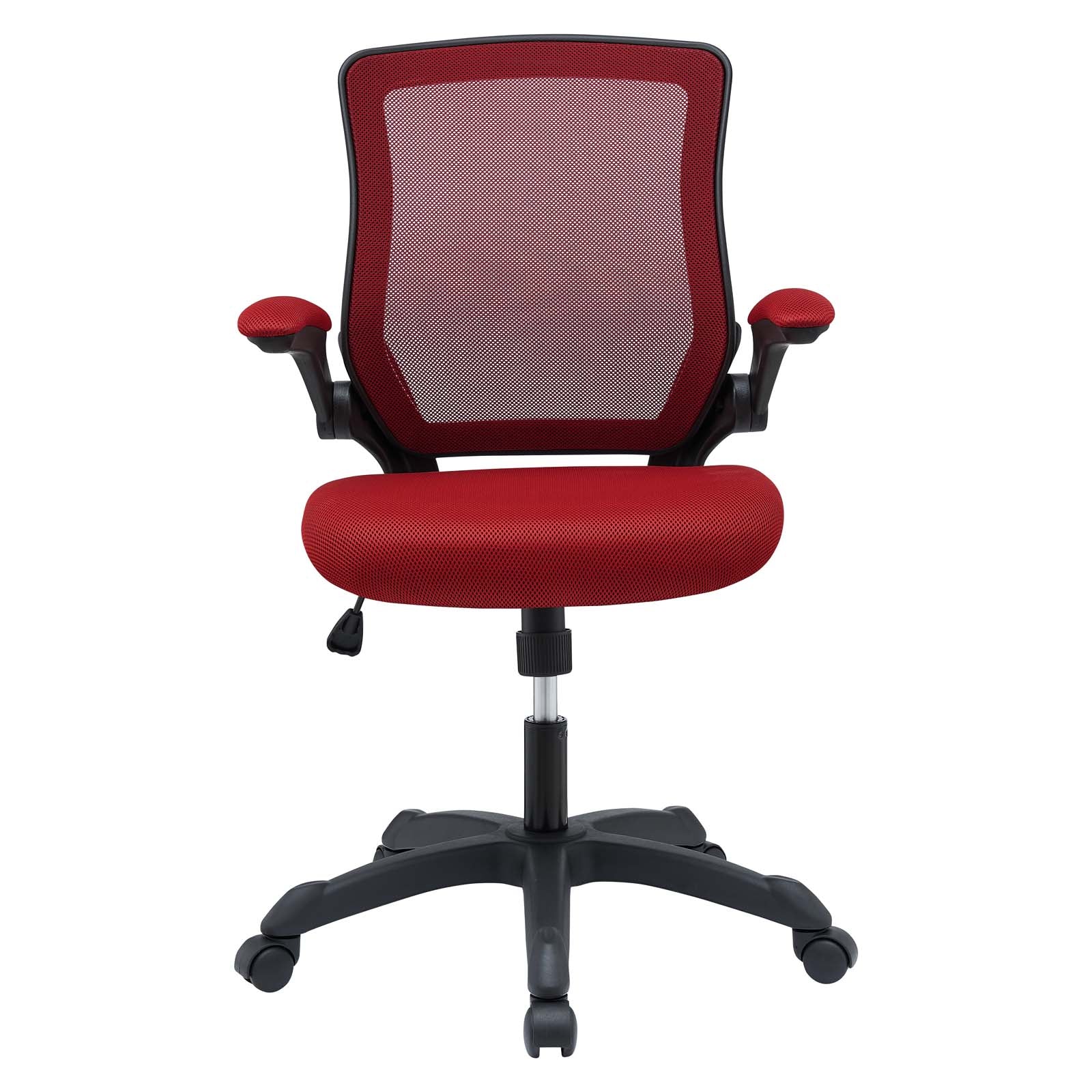 Modway Task Chairs - Veer Mesh Office Chair Red